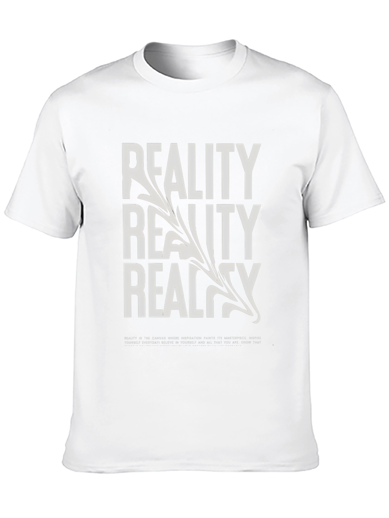Reality Graphic Print T-Shirt