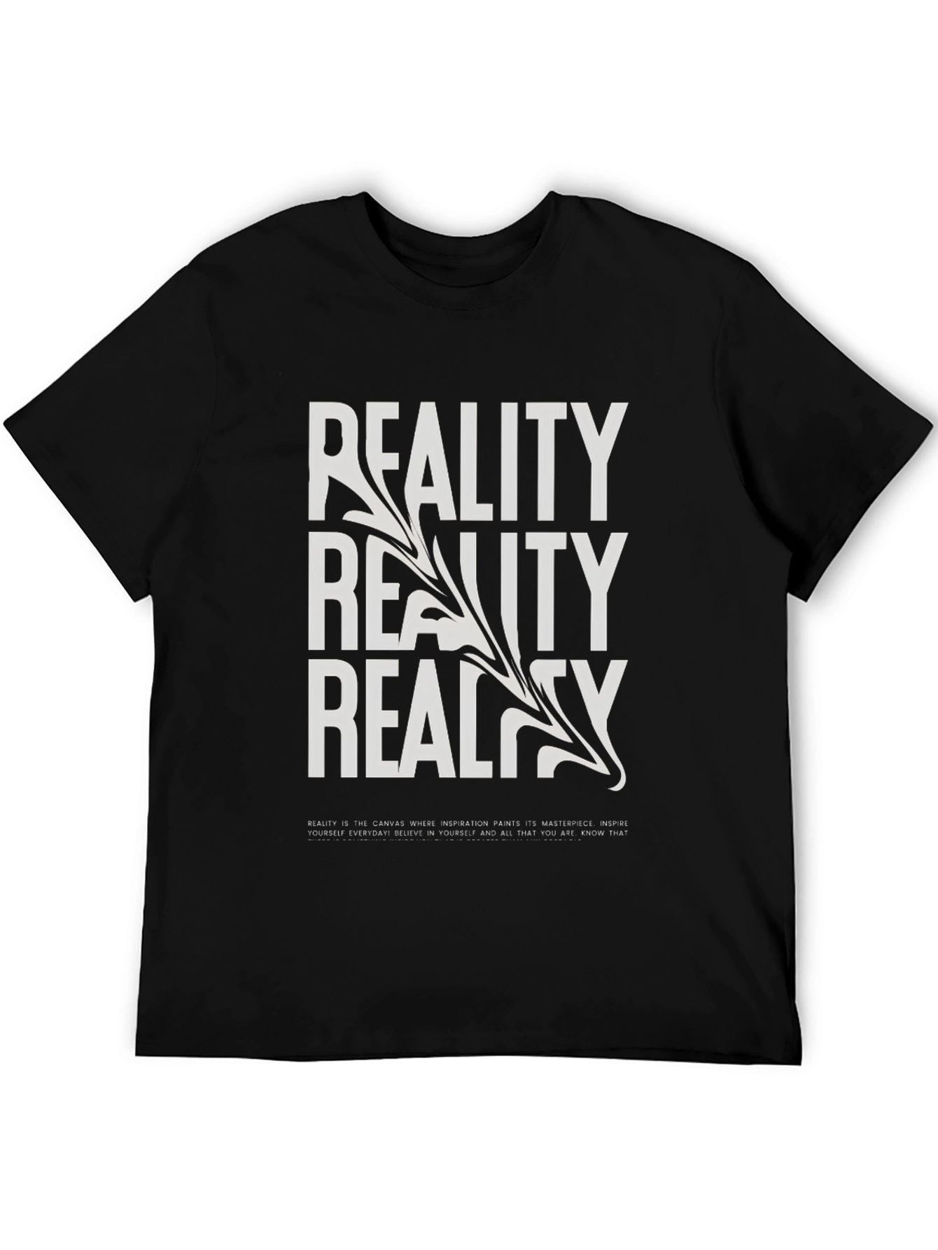 Reality Graphic Print T-Shirt