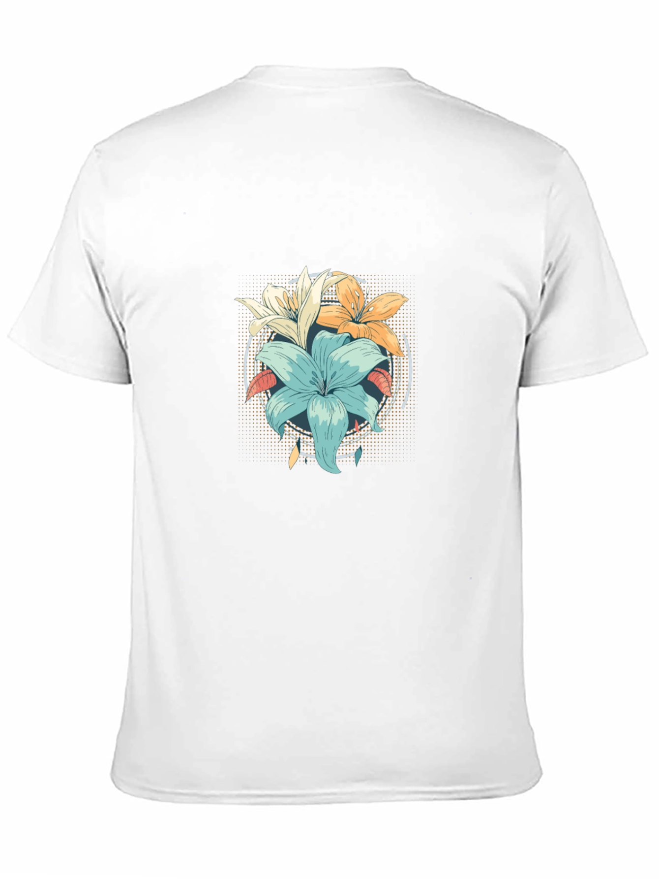 Floral Graphic T-Shirt - Stylish Mens Tee