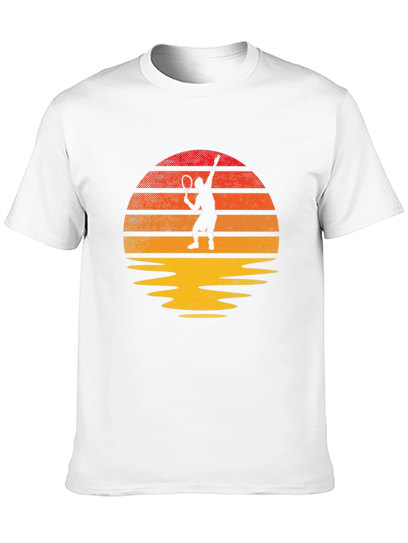 Tennis Sunset Graphic T-Shirt