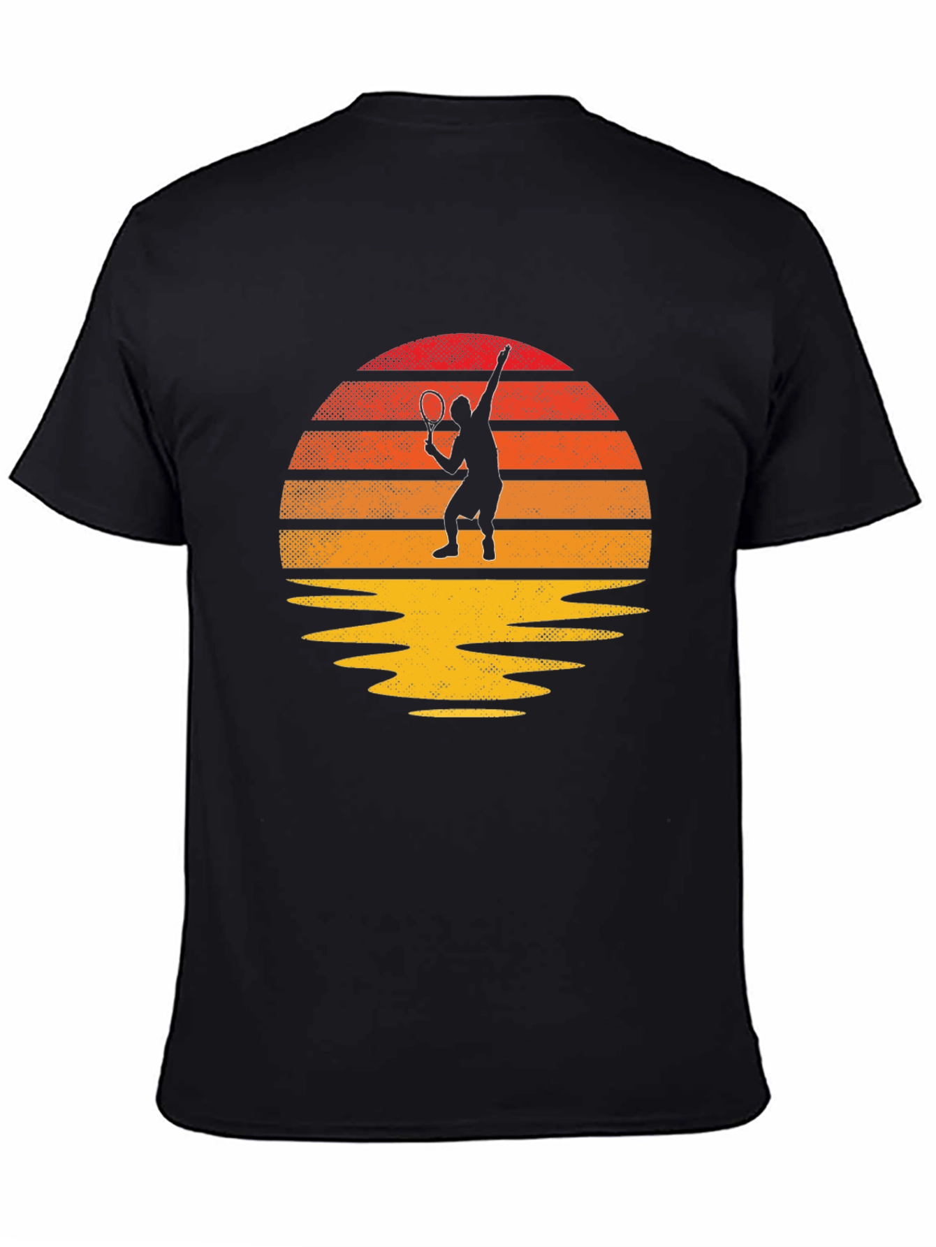 Tennis Sunset Graphic T-Shirt