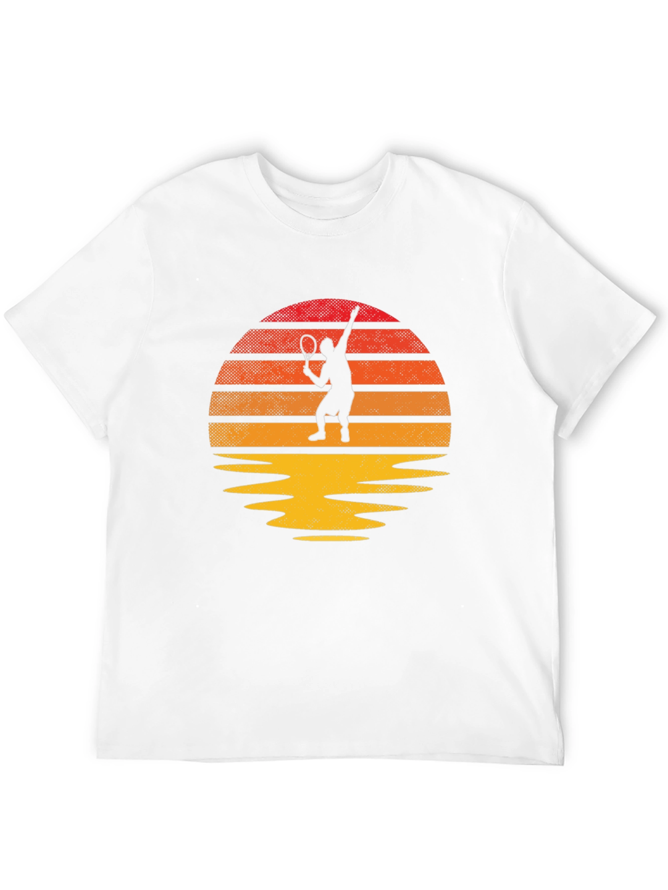 Tennis Sunset Graphic T-Shirt