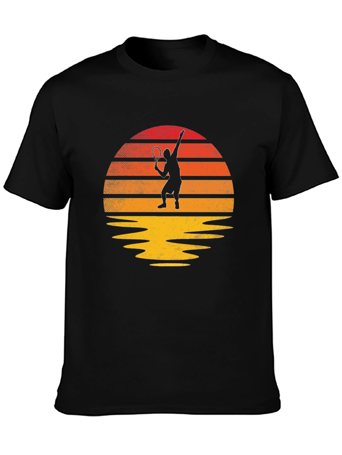 Tennis Sunset Graphic T-Shirt