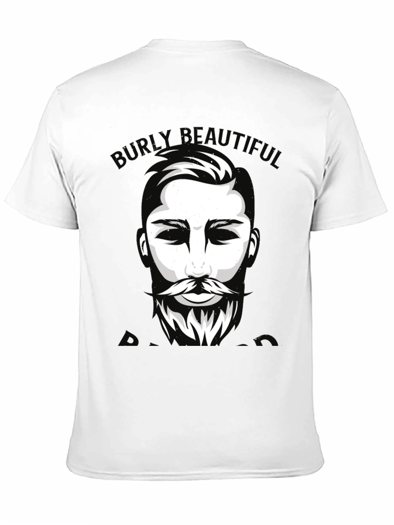Burly Beautiful Graphic Tee - Mens Black T-Shirt