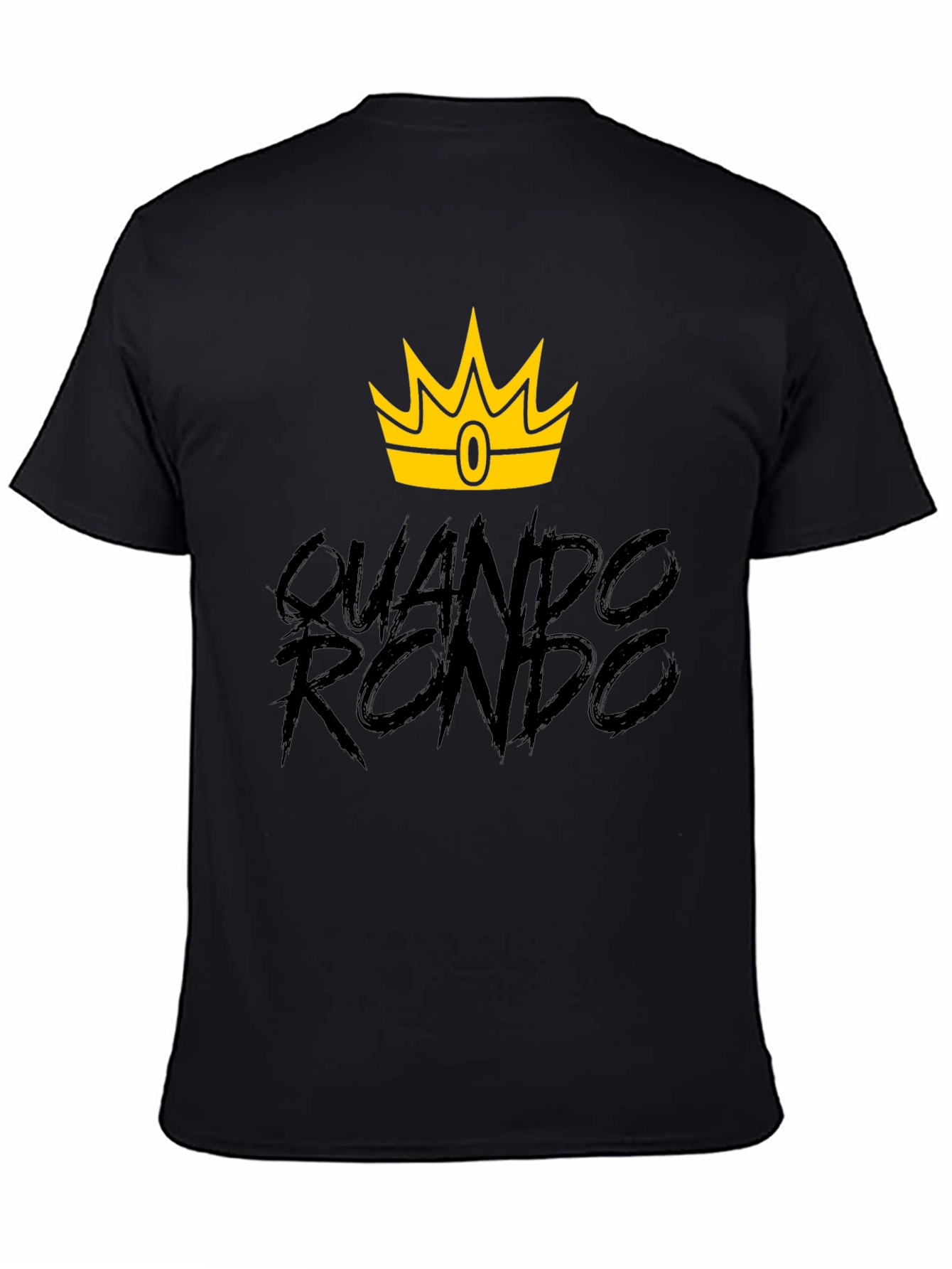 Quando Rondo Crown Graphic Tee - Black