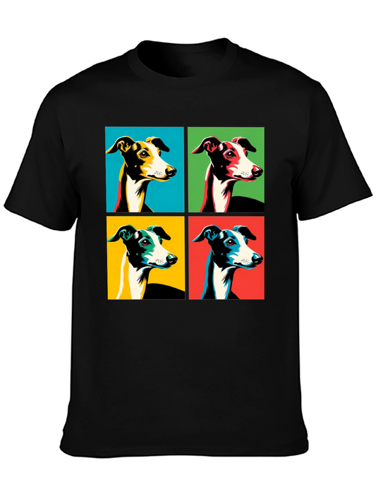 Pop Art Dog Graphic T-Shirt