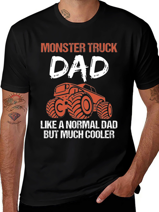 Monster Truck Dad Graphic T-Shirt