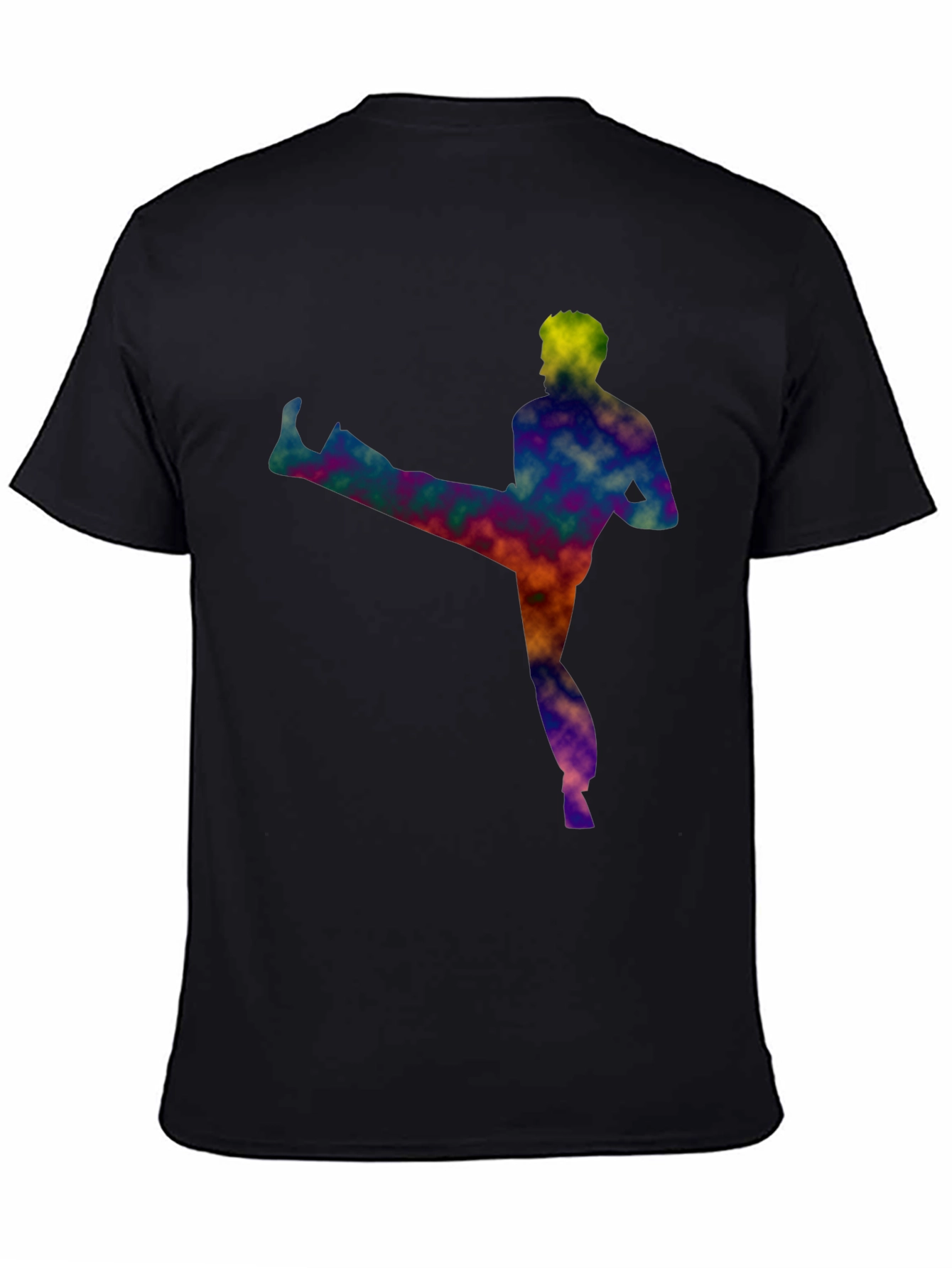 Martial Arts Kick Black T-Shirt