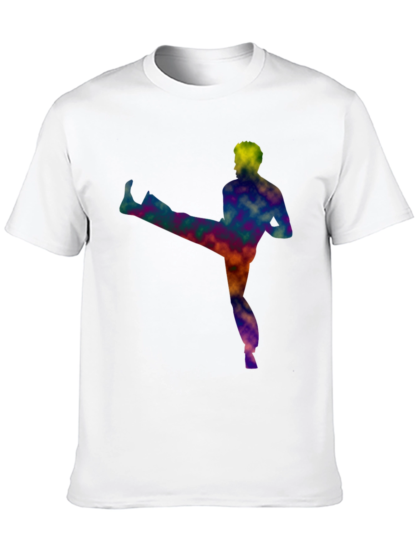 Martial Arts Kick Black T-Shirt