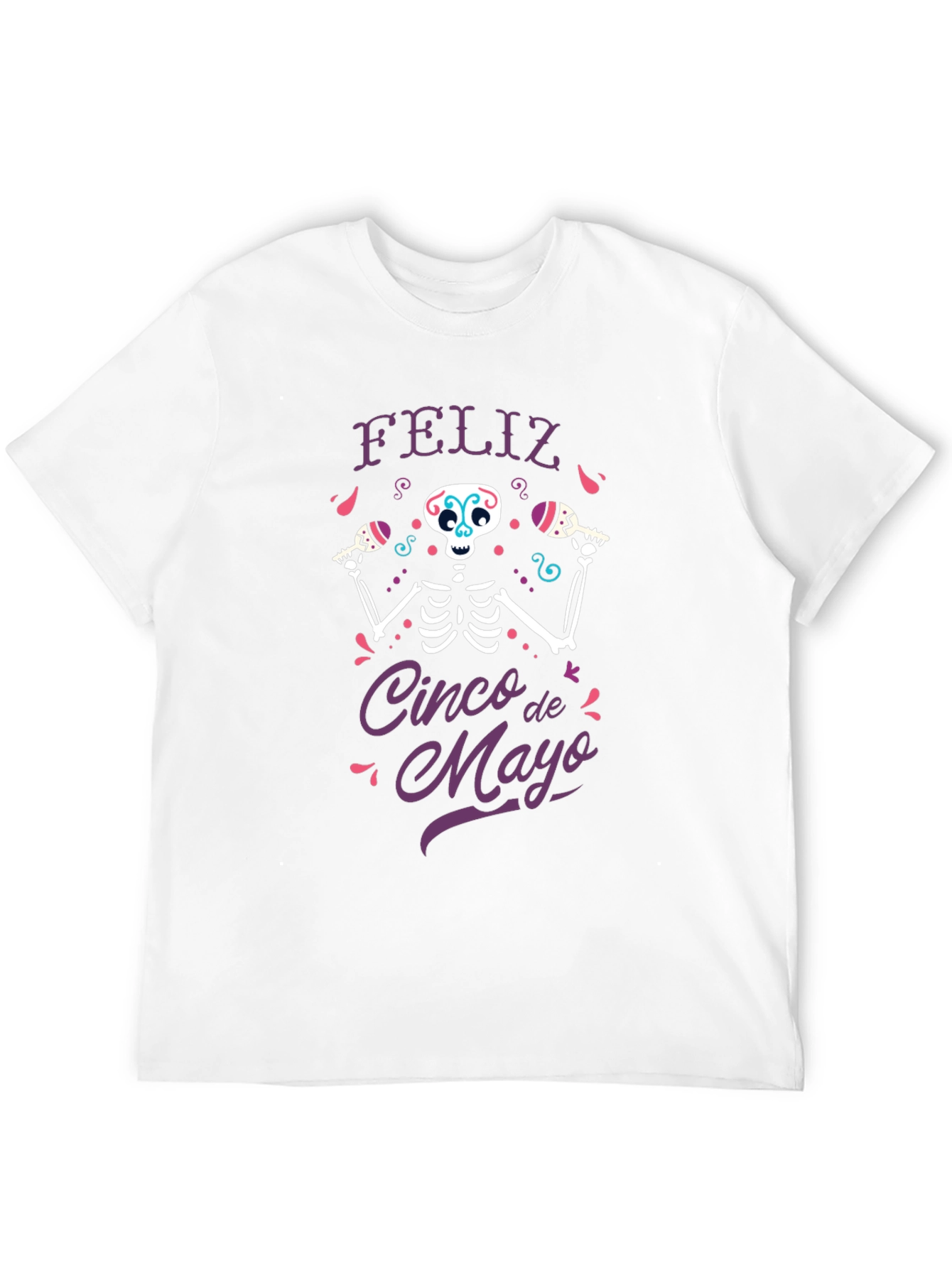Cinco De Mayo Feliz Skeleton T-Shirt