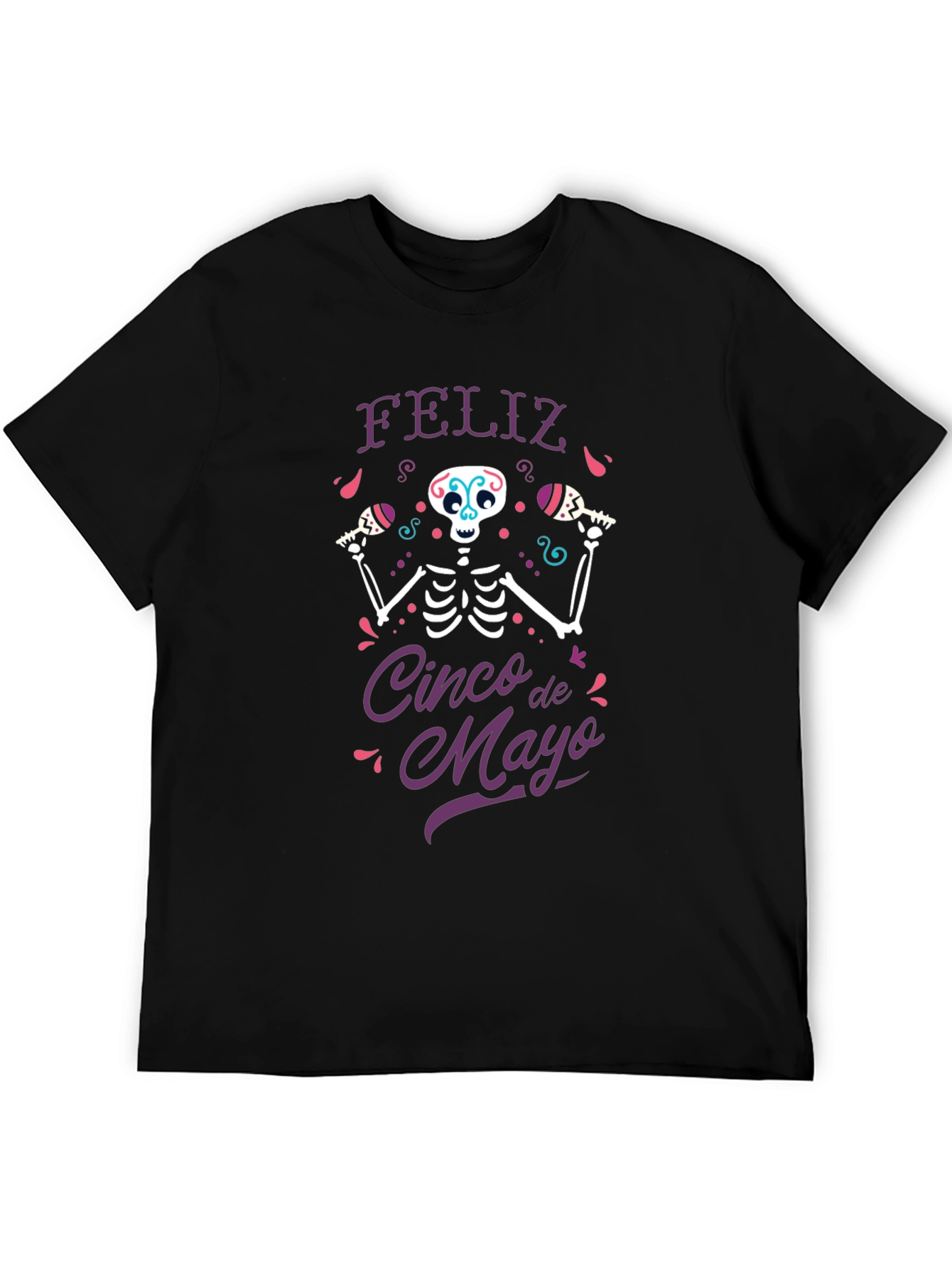 Cinco De Mayo Feliz Skeleton T-Shirt