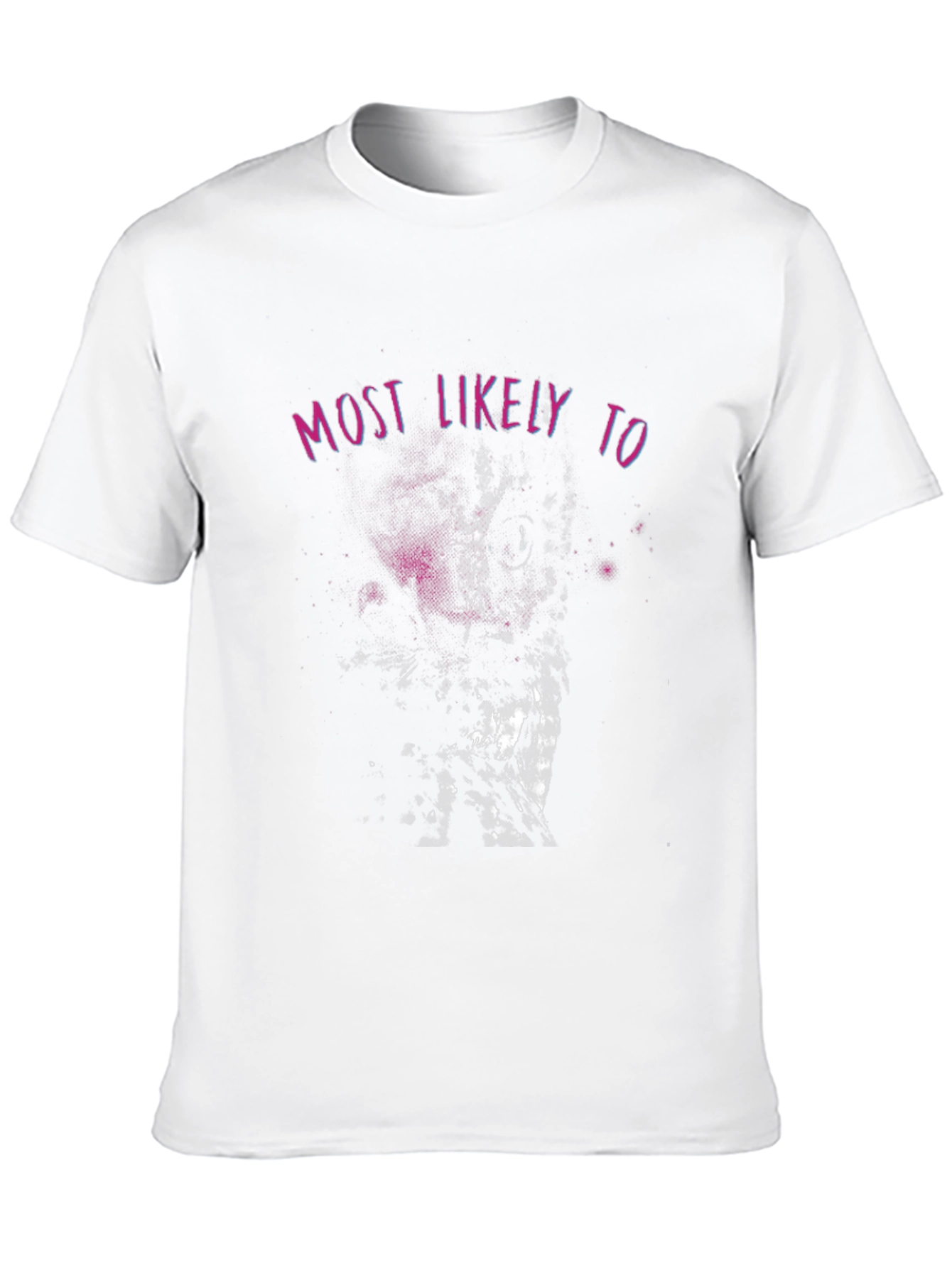Most Likely To Graphic Tee - Black Cotton T-Shirt