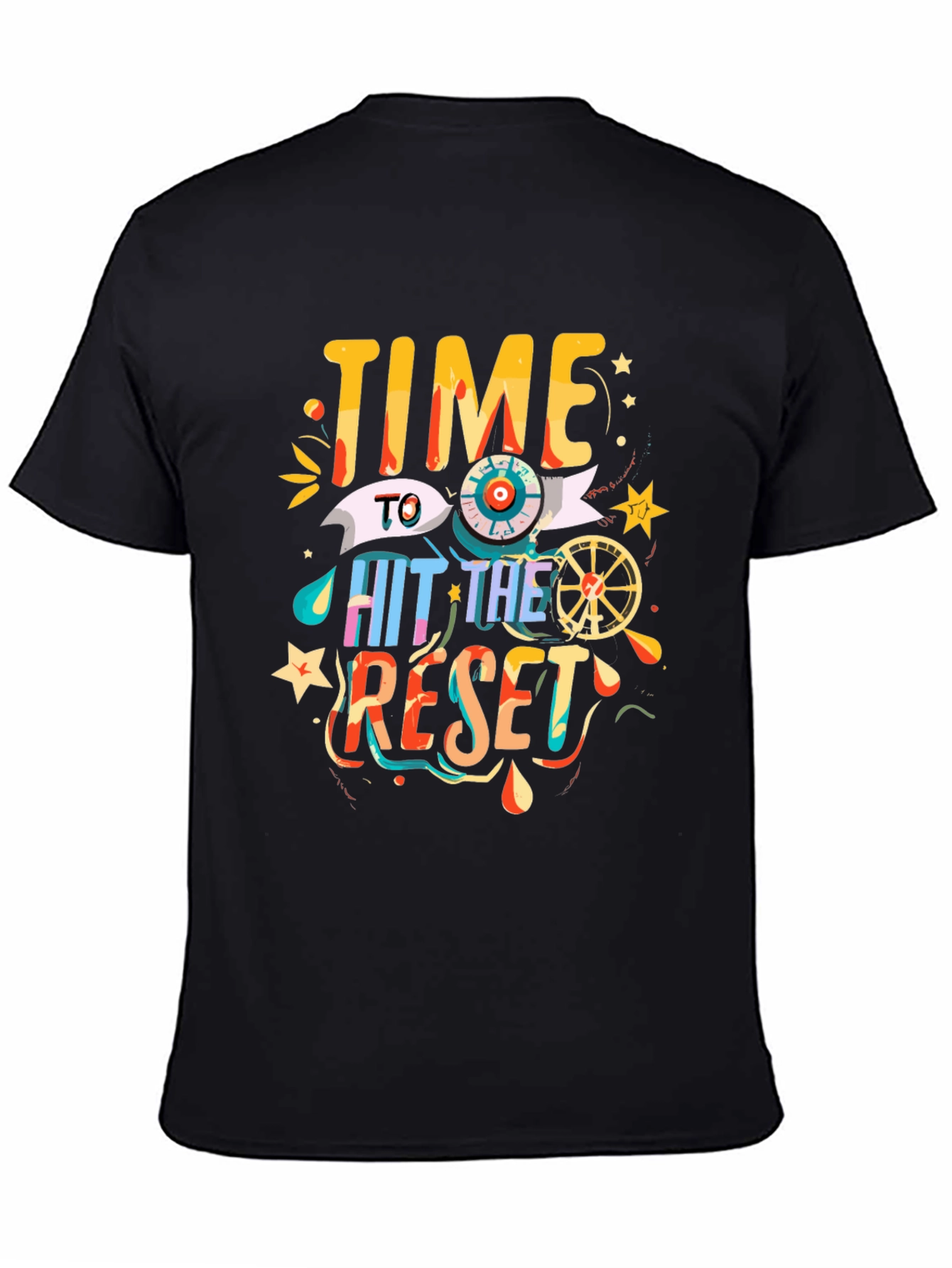 Time To Hit Reset Graphic Tee