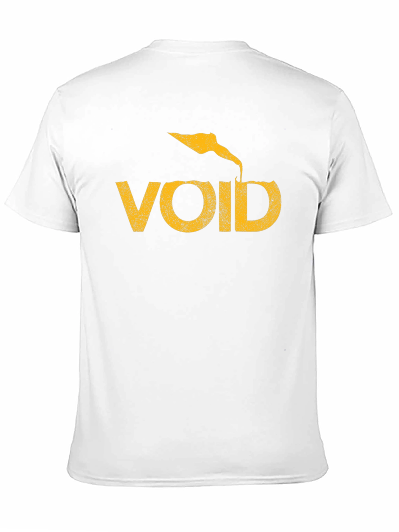 Void Graphic Tee - Black Cotton T-Shirt