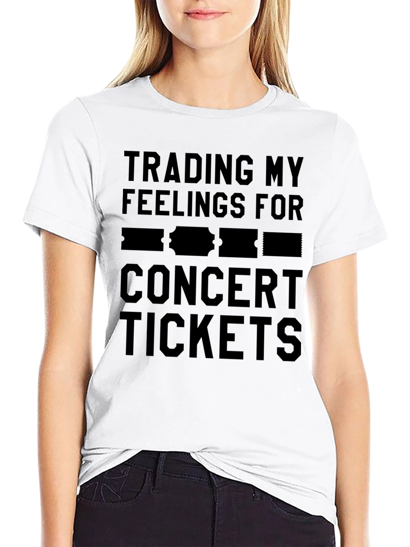 Trading Feelings Concert Tickets T-Shirt