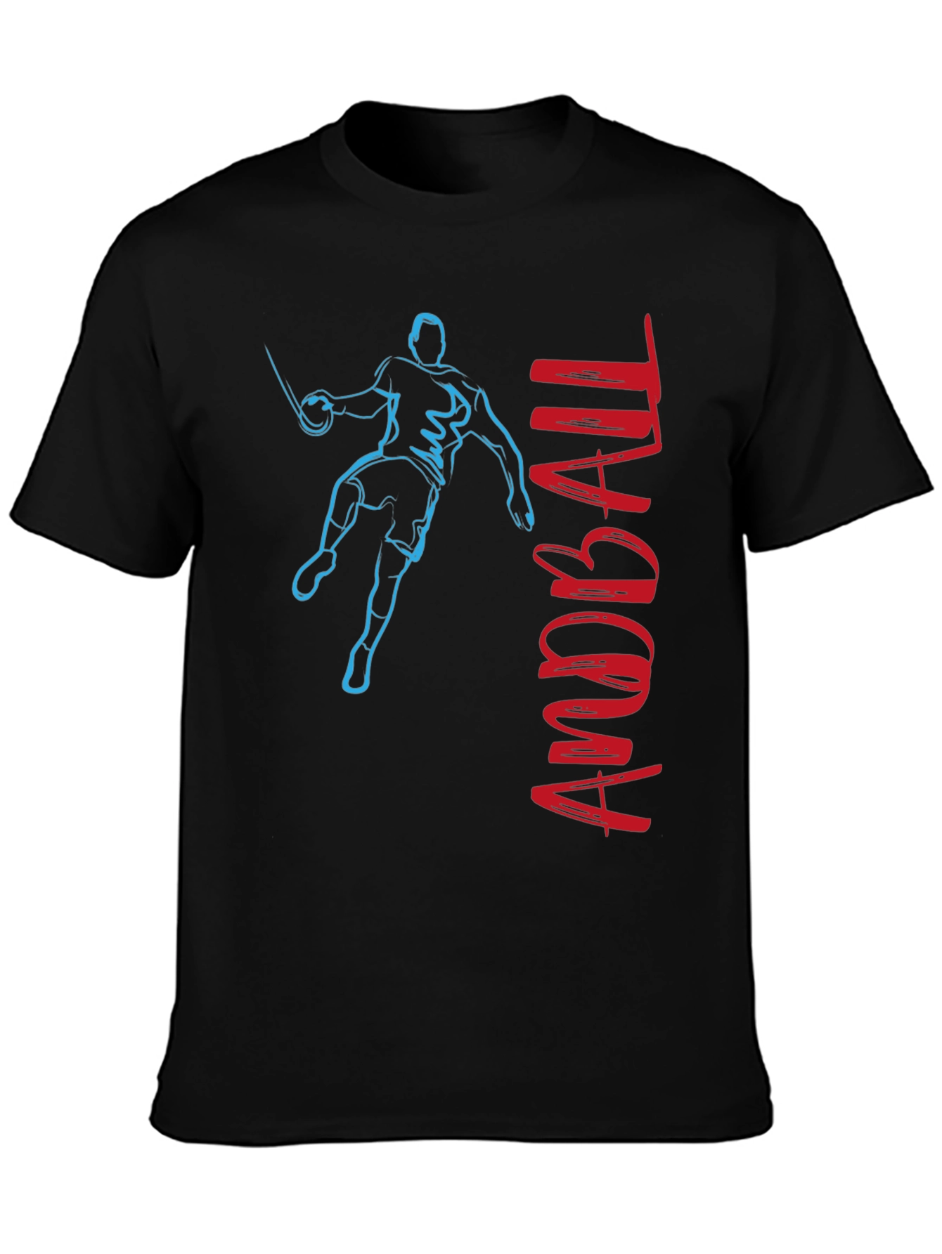 ANDDBALL Black Graphic Tee
