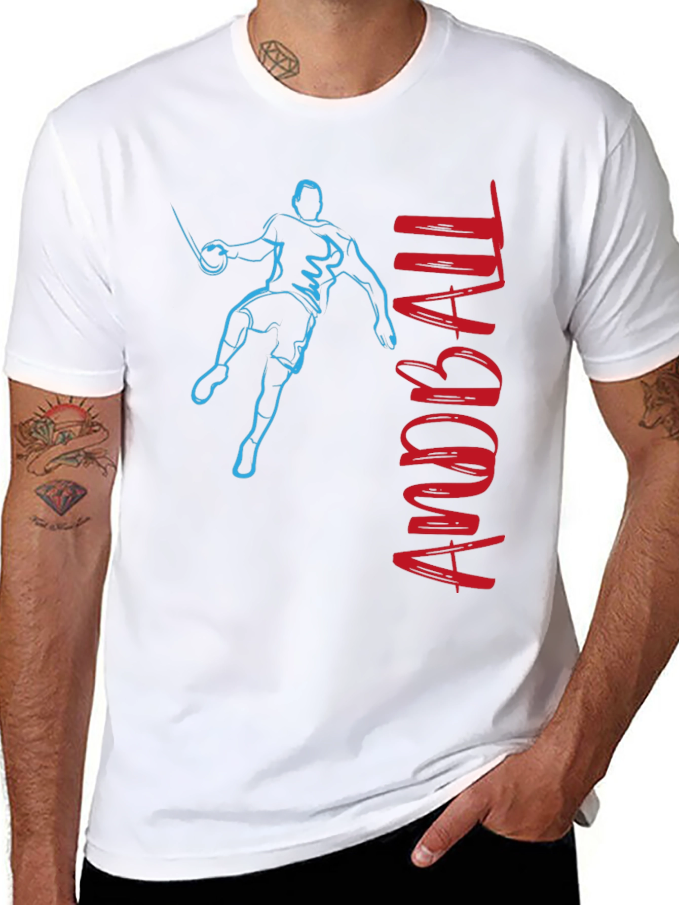 ANDDBALL Black Graphic Tee