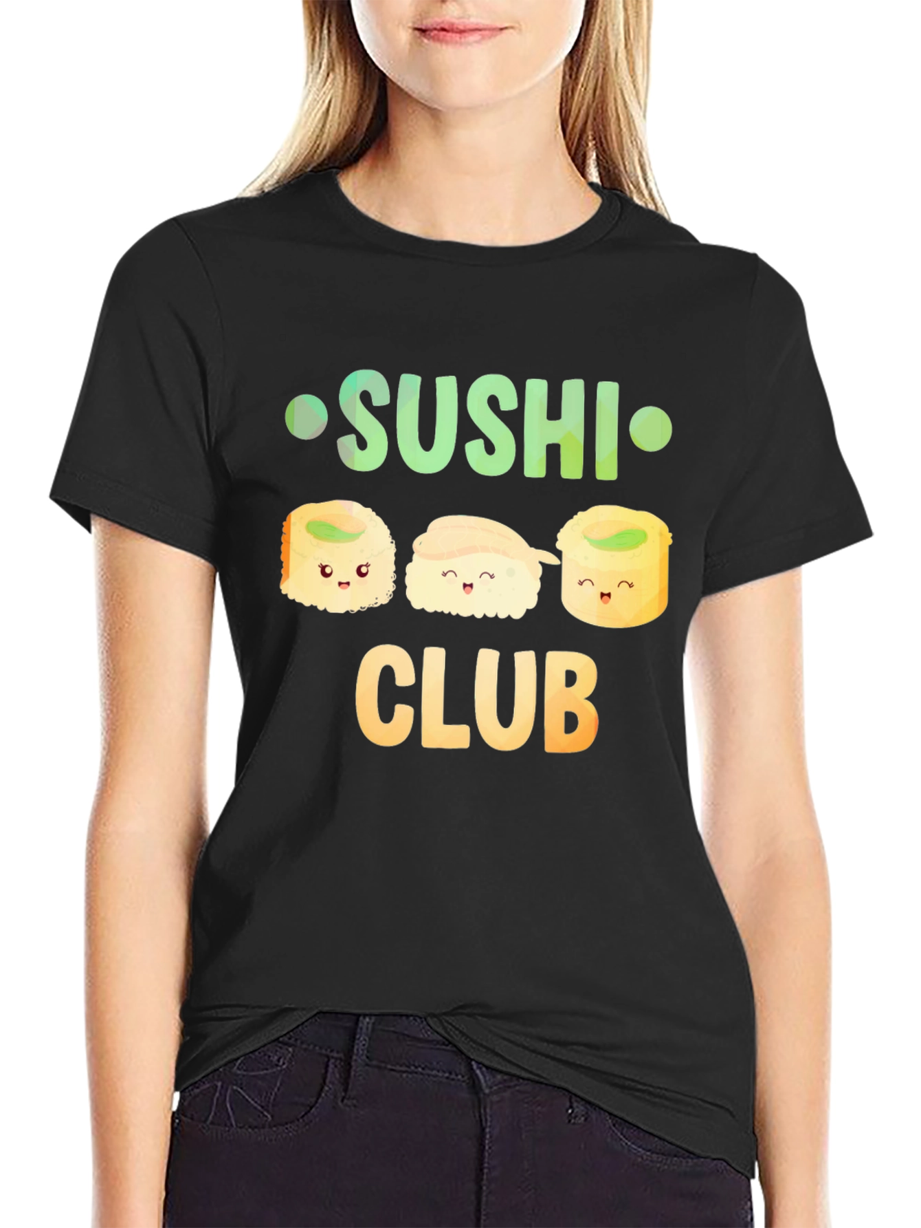 Sushi Club Graphic T-Shirt - Cute & Comfortable
