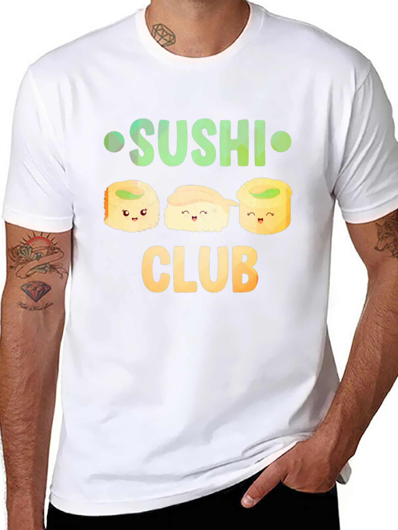Sushi Club Graphic T-Shirt - Cute & Comfortable