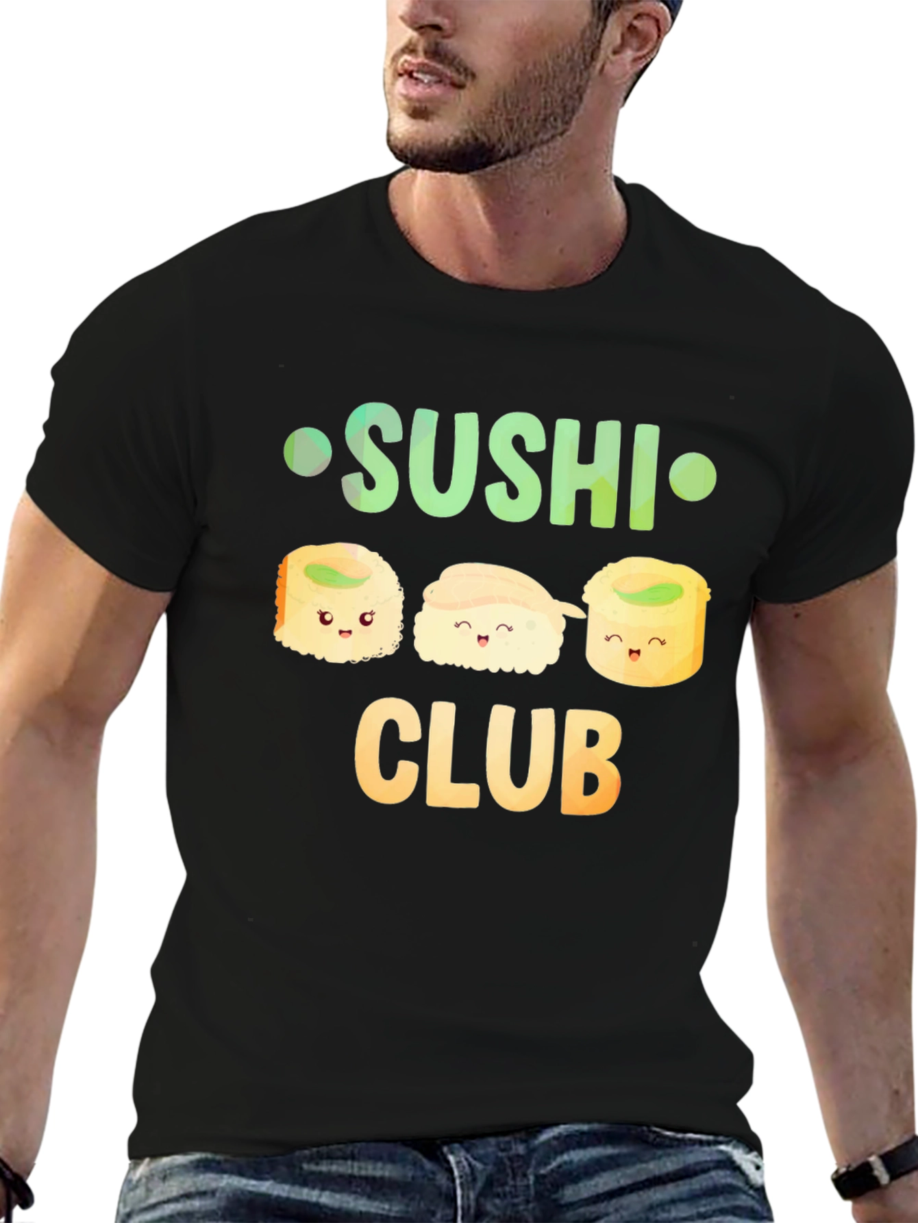 Sushi Club Graphic T-Shirt - Cute & Comfortable