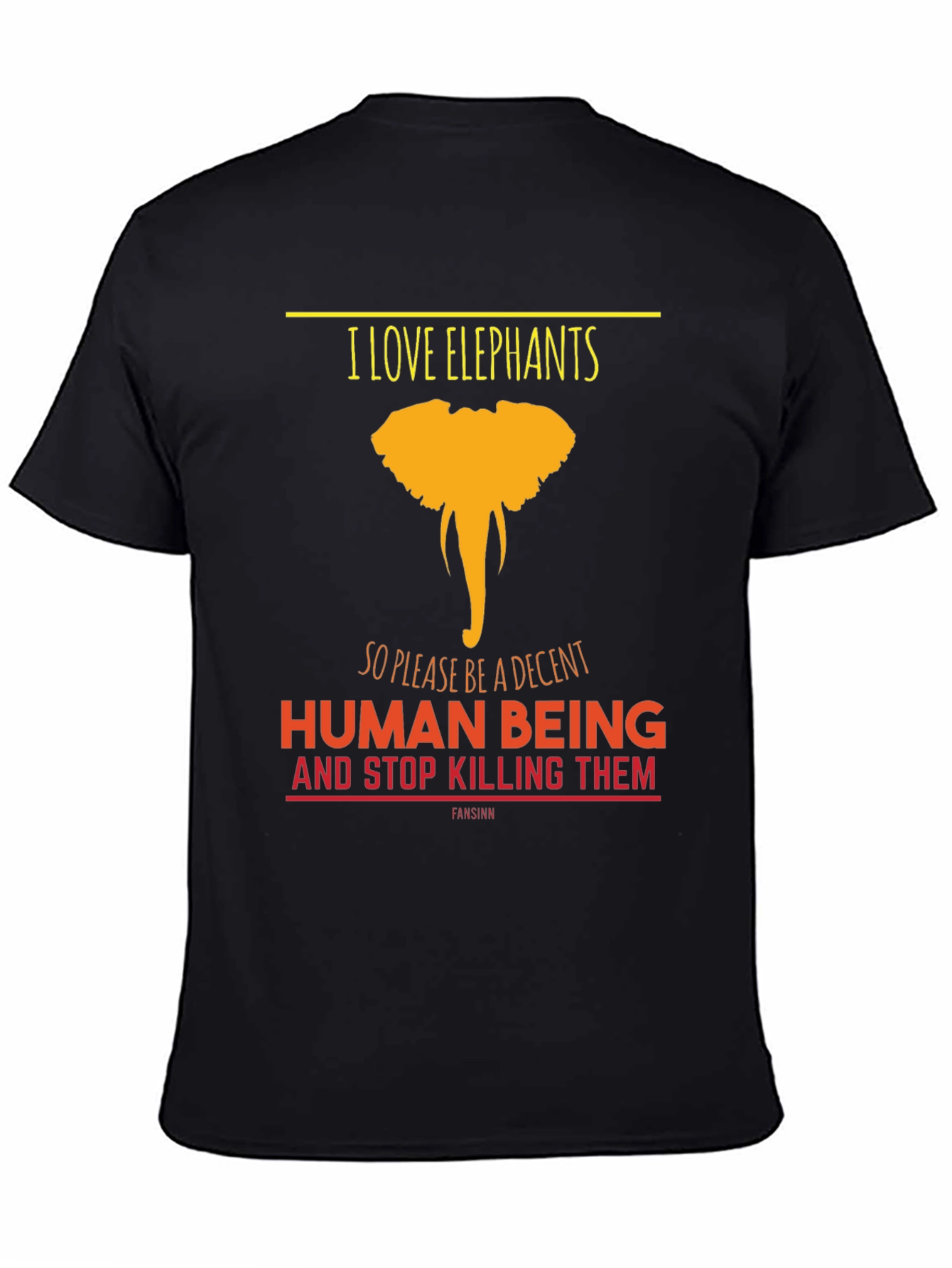 I Love Elephants Graphic Tee