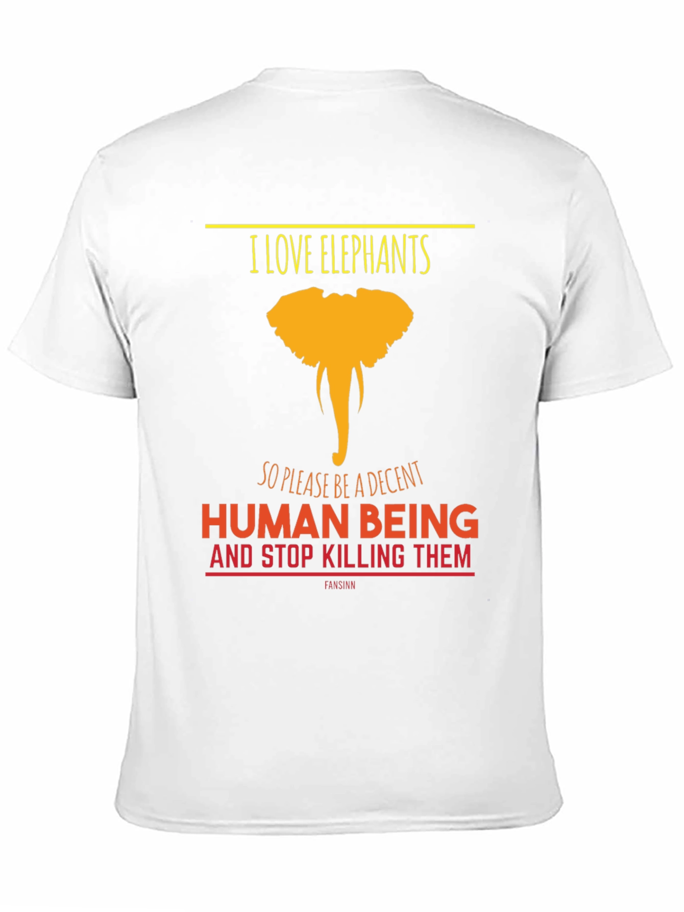 I Love Elephants Graphic Tee