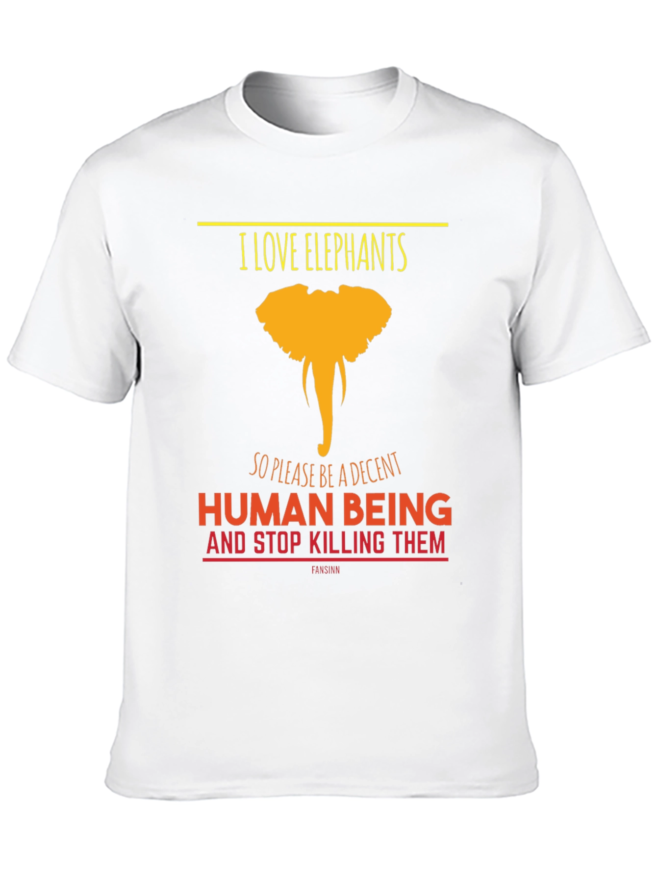 I Love Elephants Graphic Tee