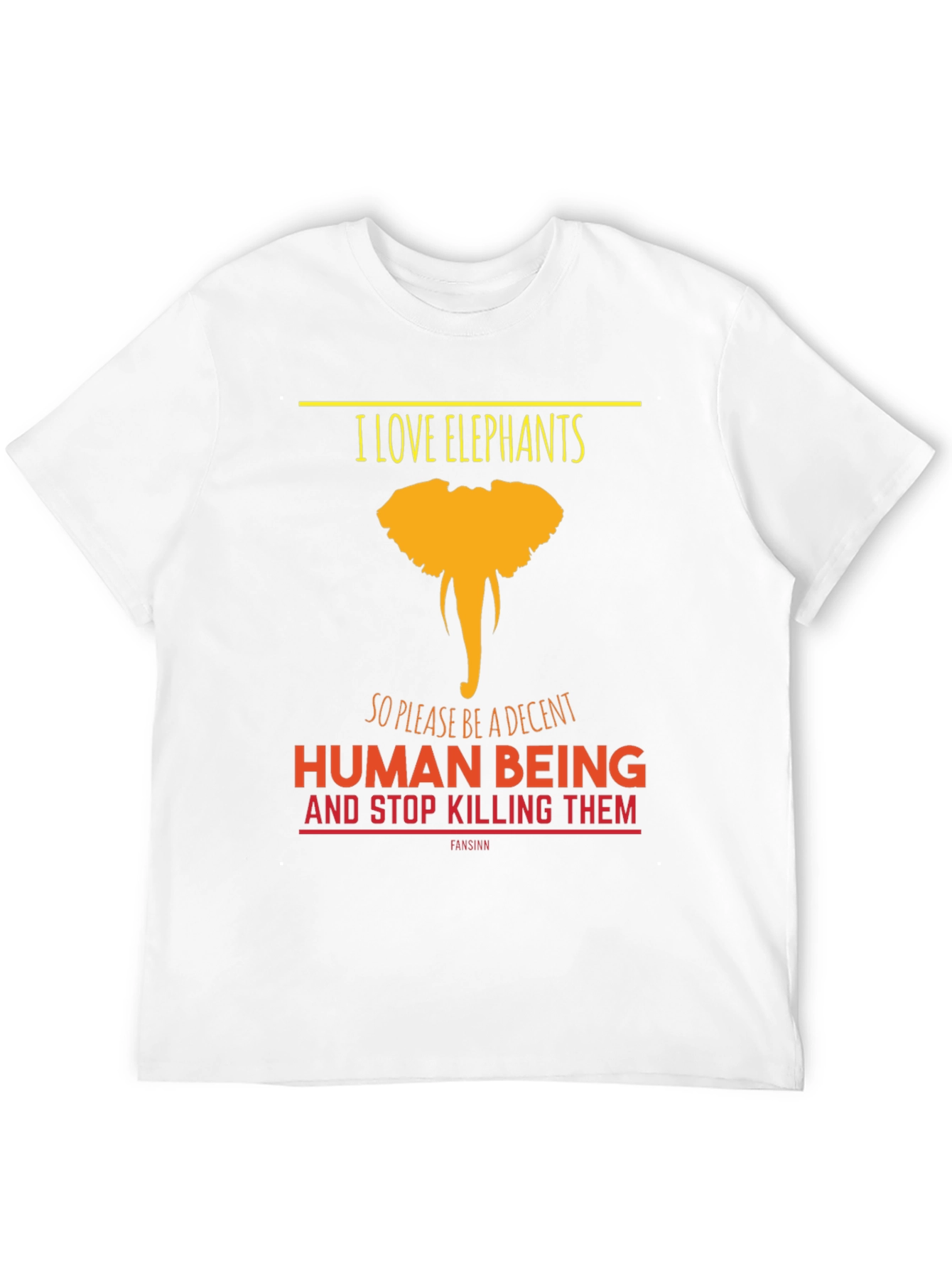 I Love Elephants Graphic Tee
