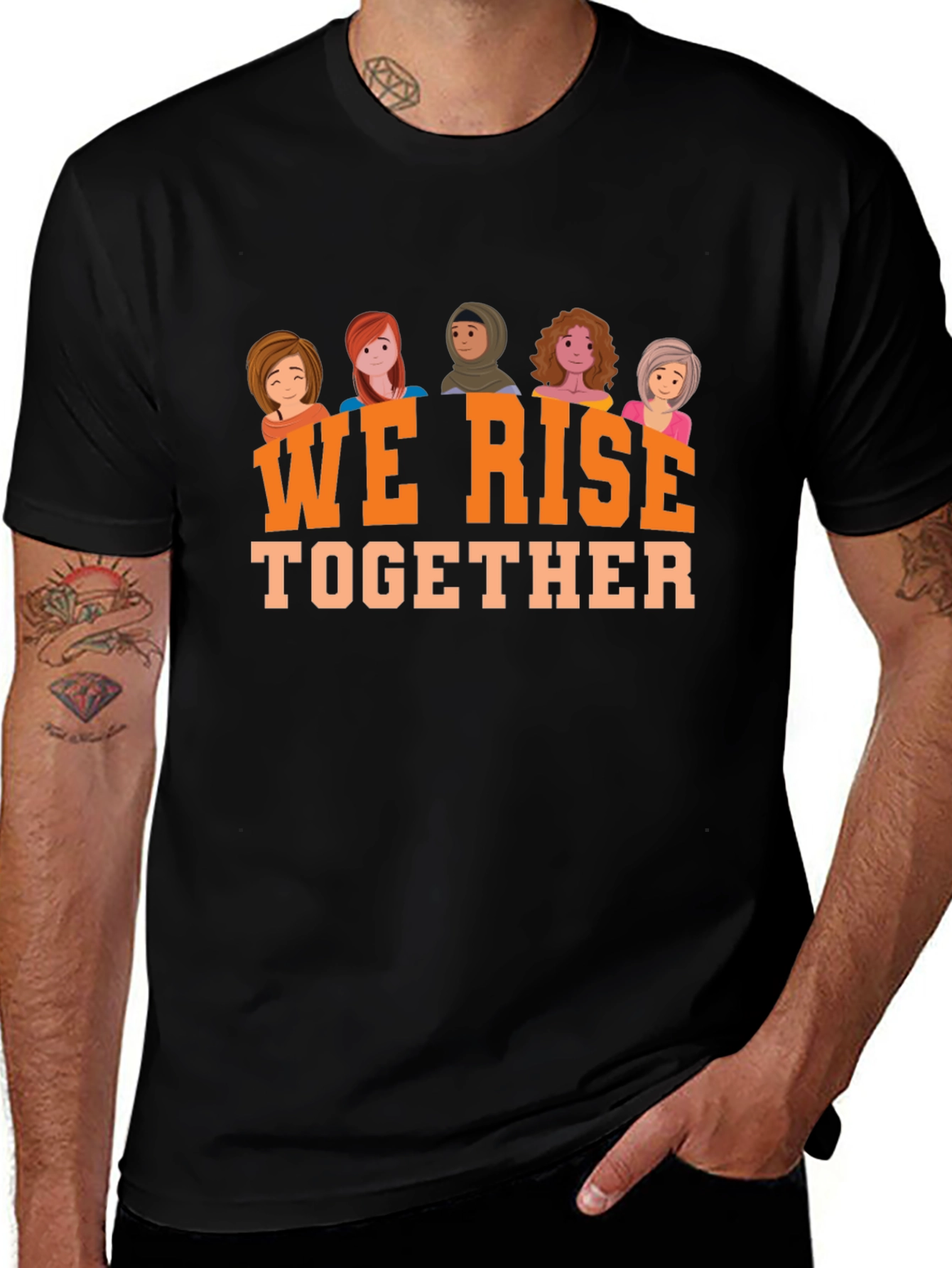 We Rise Together Graphic T-Shirt