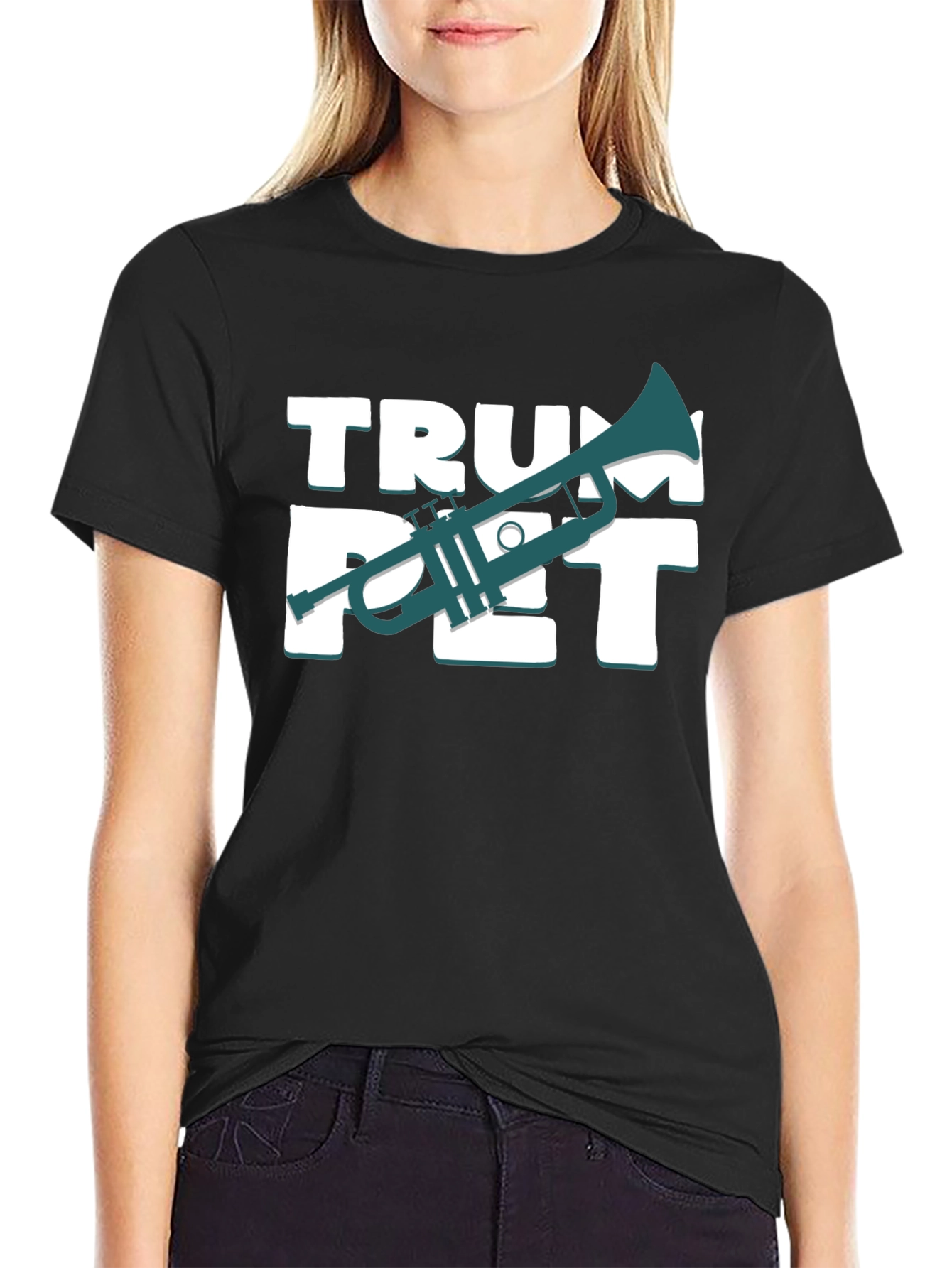 Trumpet Graphic Tee - Musician T-Shirt