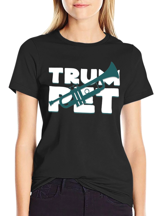 Trumpet Graphic Tee - Musician T-Shirt