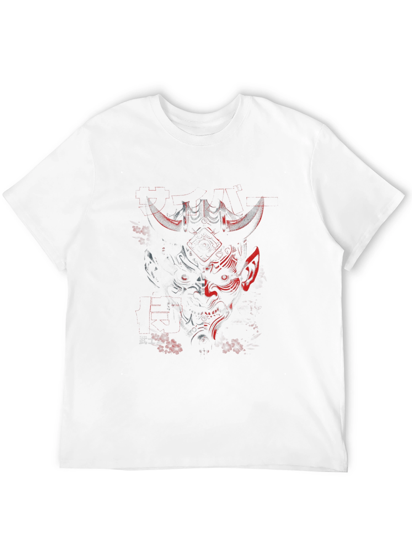 Cyberpunk Oni T-Shirt - Dark Techwear Style