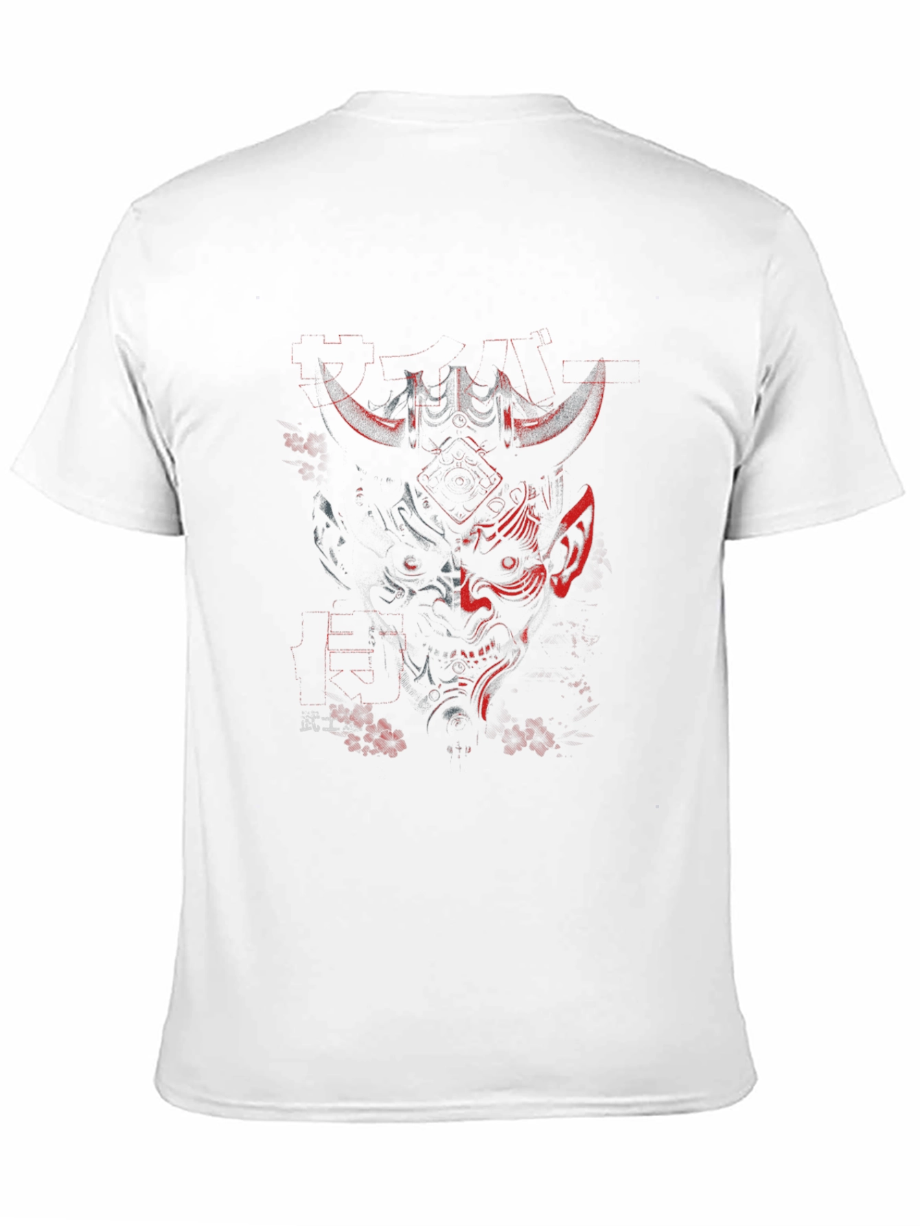 Cyberpunk Oni T-Shirt - Dark Techwear Style