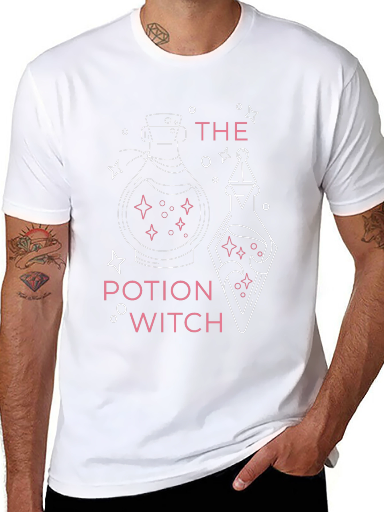 The Potion Witch T-Shirt - Magical Graphic Tee