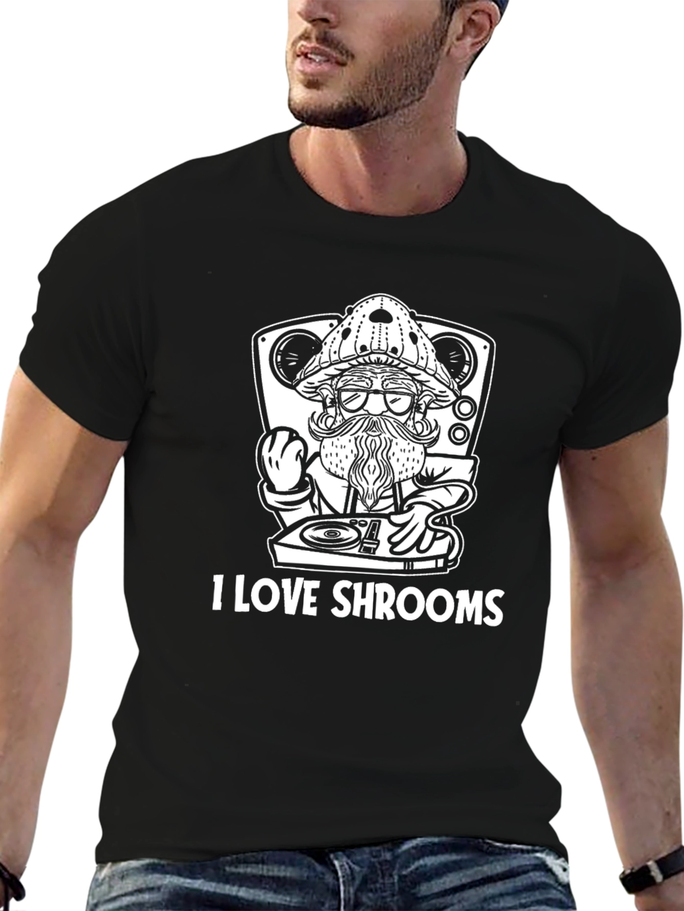 I Love Shrooms Graphic T-Shirt