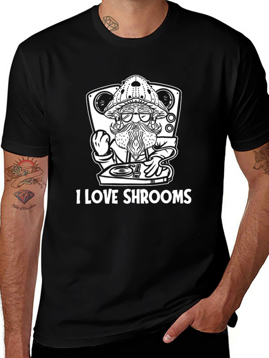 I Love Shrooms Graphic T-Shirt