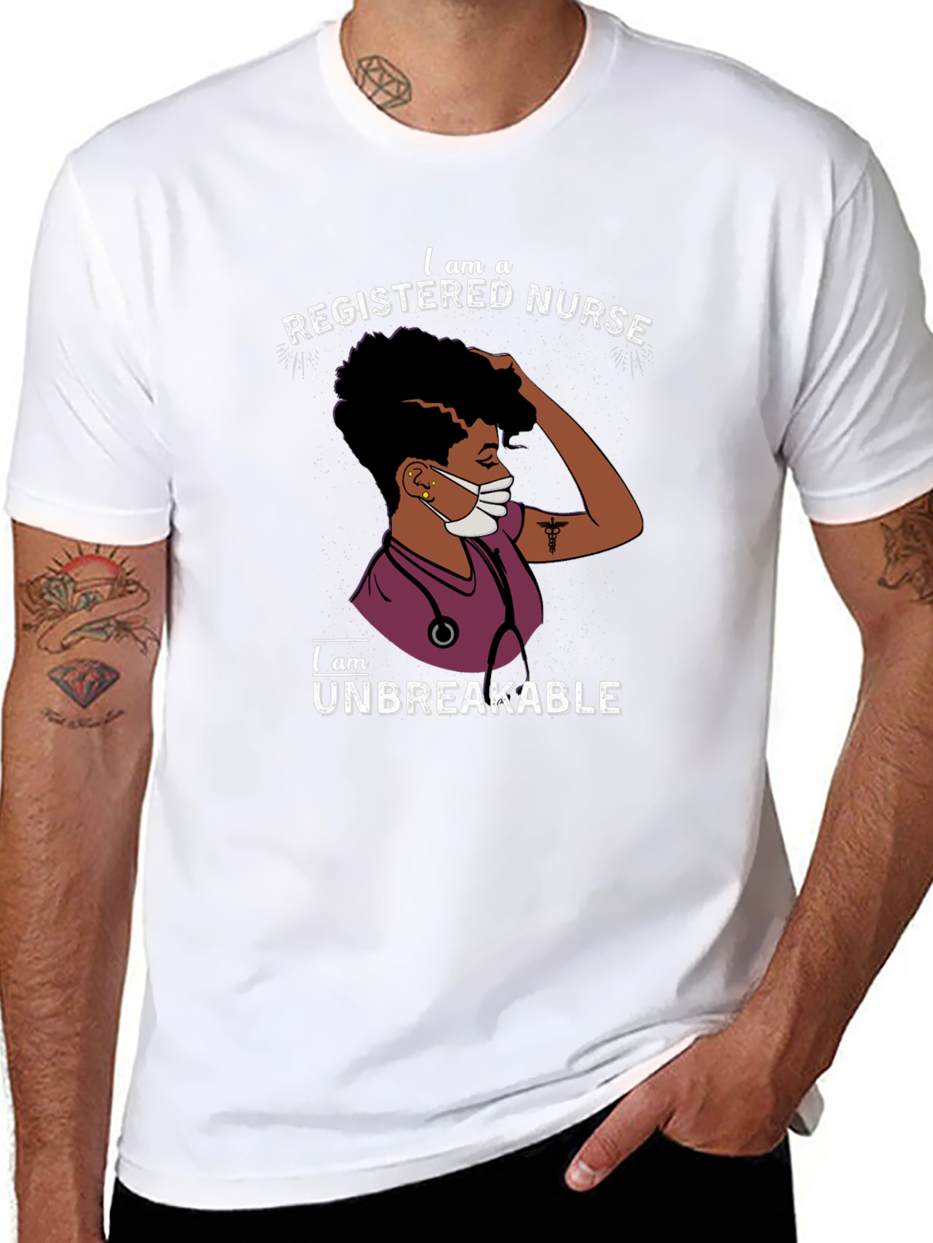 Registered Nurse Unbreakable Graphic Tee