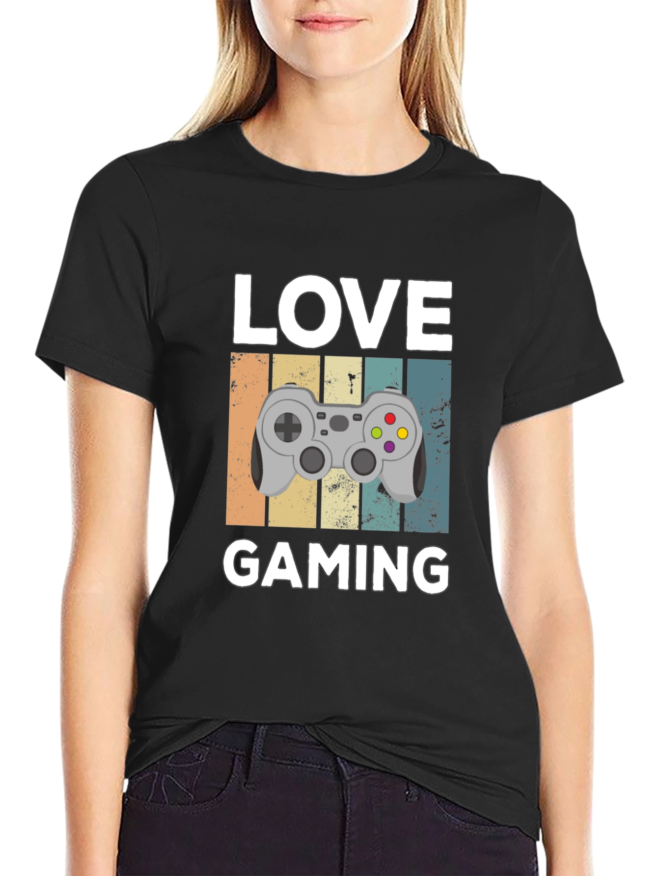 Love Gaming Graphic T-Shirt - Gamer Gift