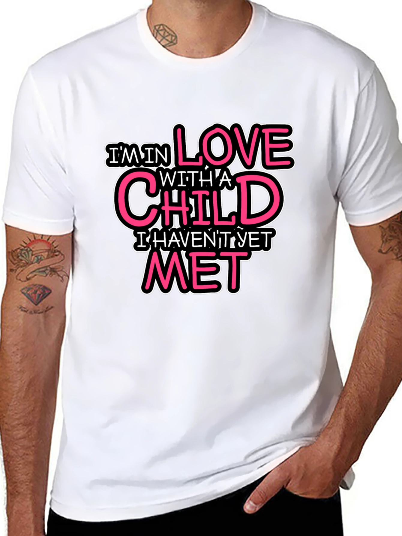 Love Child Black Graphic T-Shirt