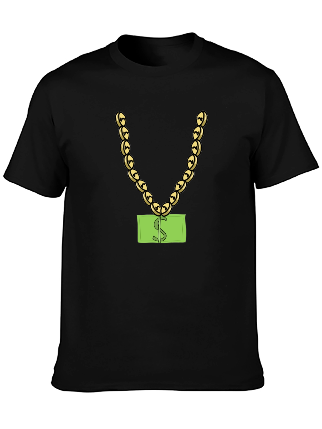 Cash Money T-Shirt - Gold Chain Dollar Sign