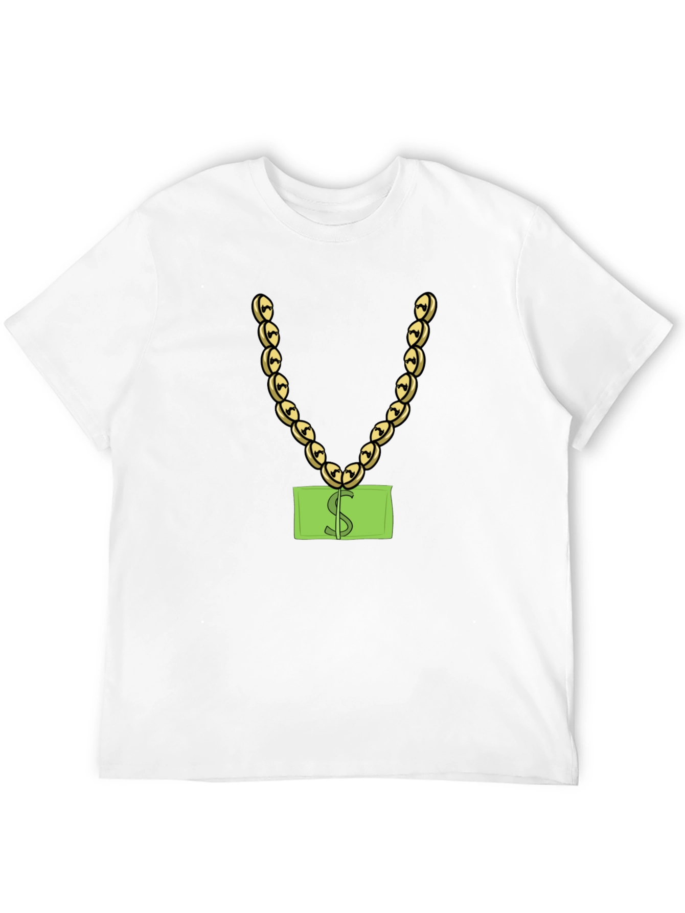Cash Money T-Shirt - Gold Chain Dollar Sign