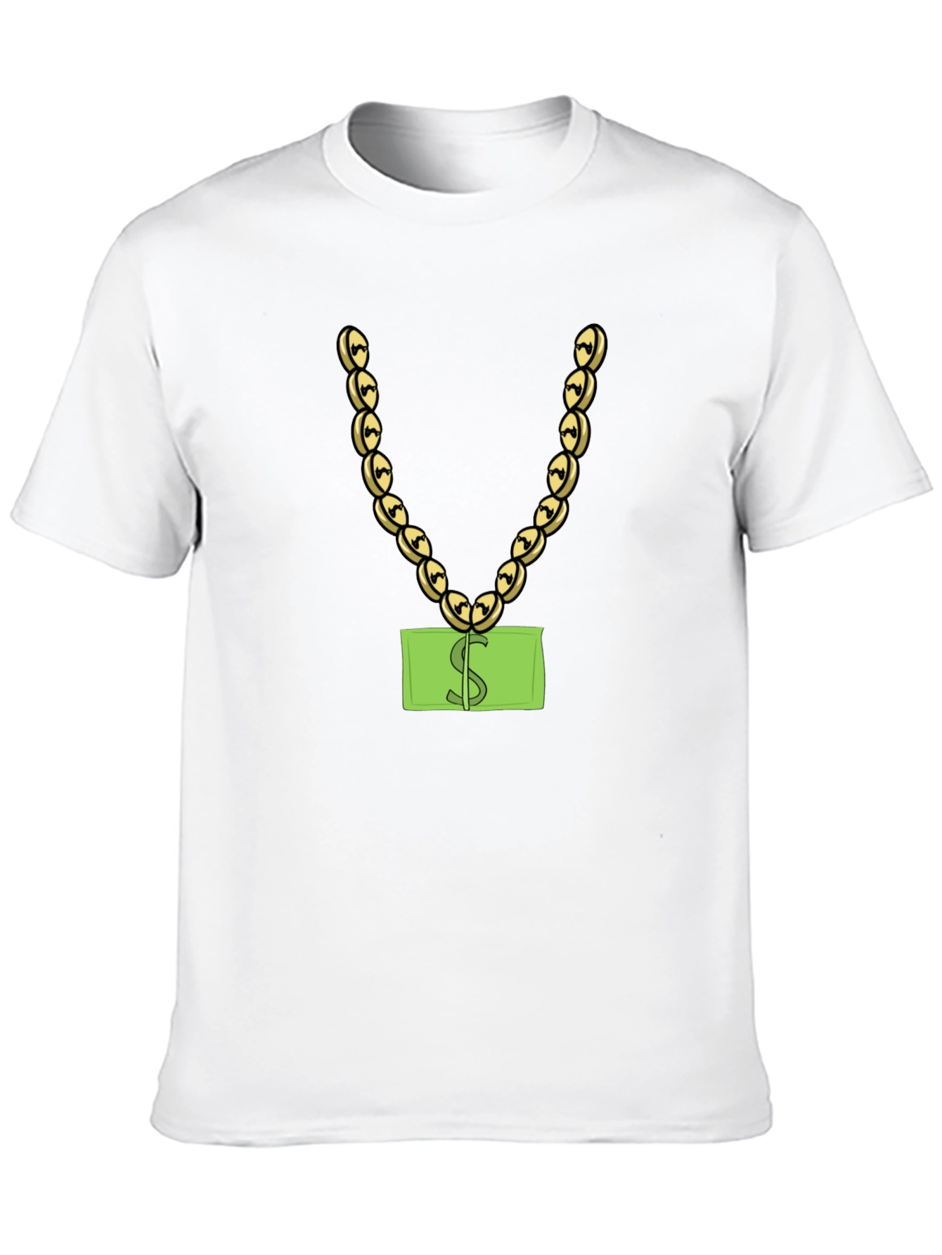 Cash Money T-Shirt - Gold Chain Dollar Sign