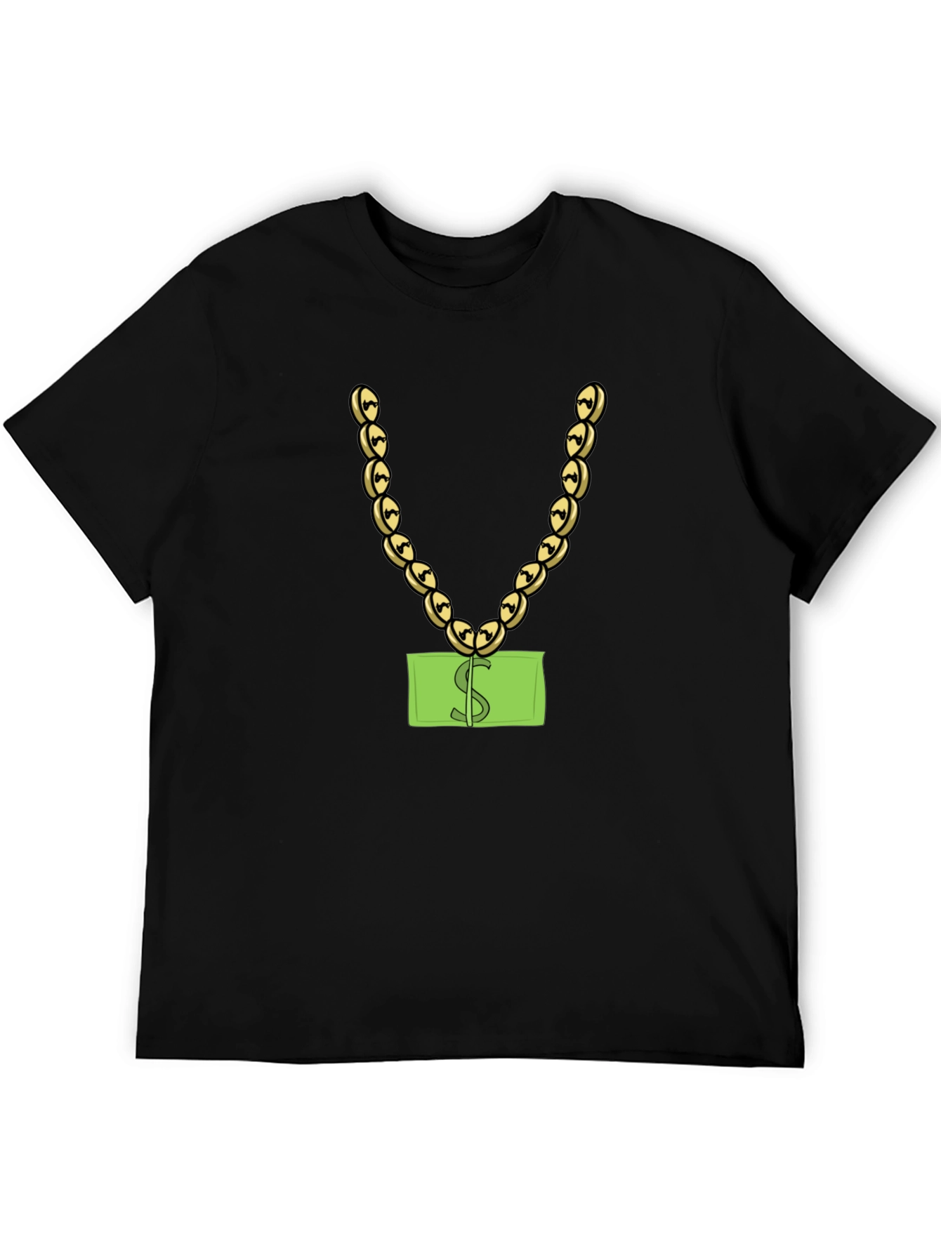 Cash Money T-Shirt - Gold Chain Dollar Sign