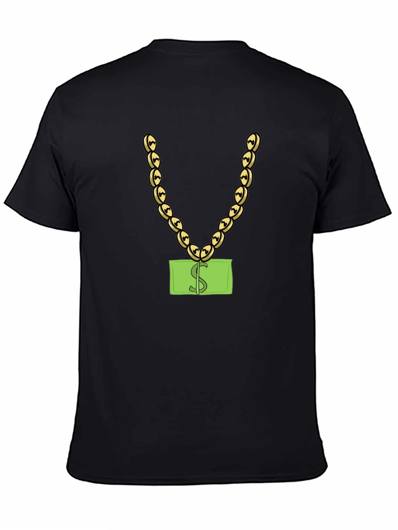 Cash Money T-Shirt - Gold Chain Dollar Sign