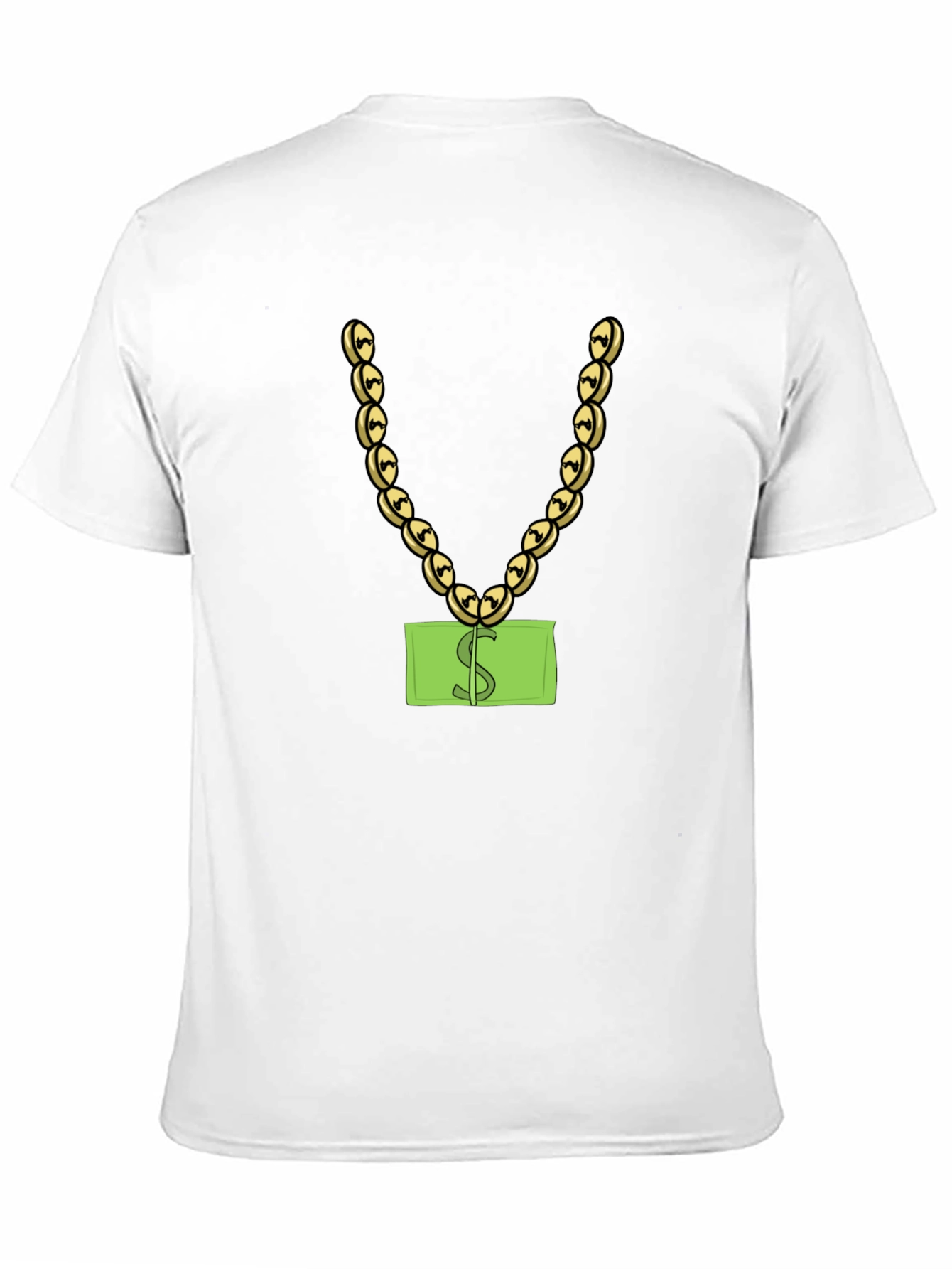 Cash Money T-Shirt - Gold Chain Dollar Sign