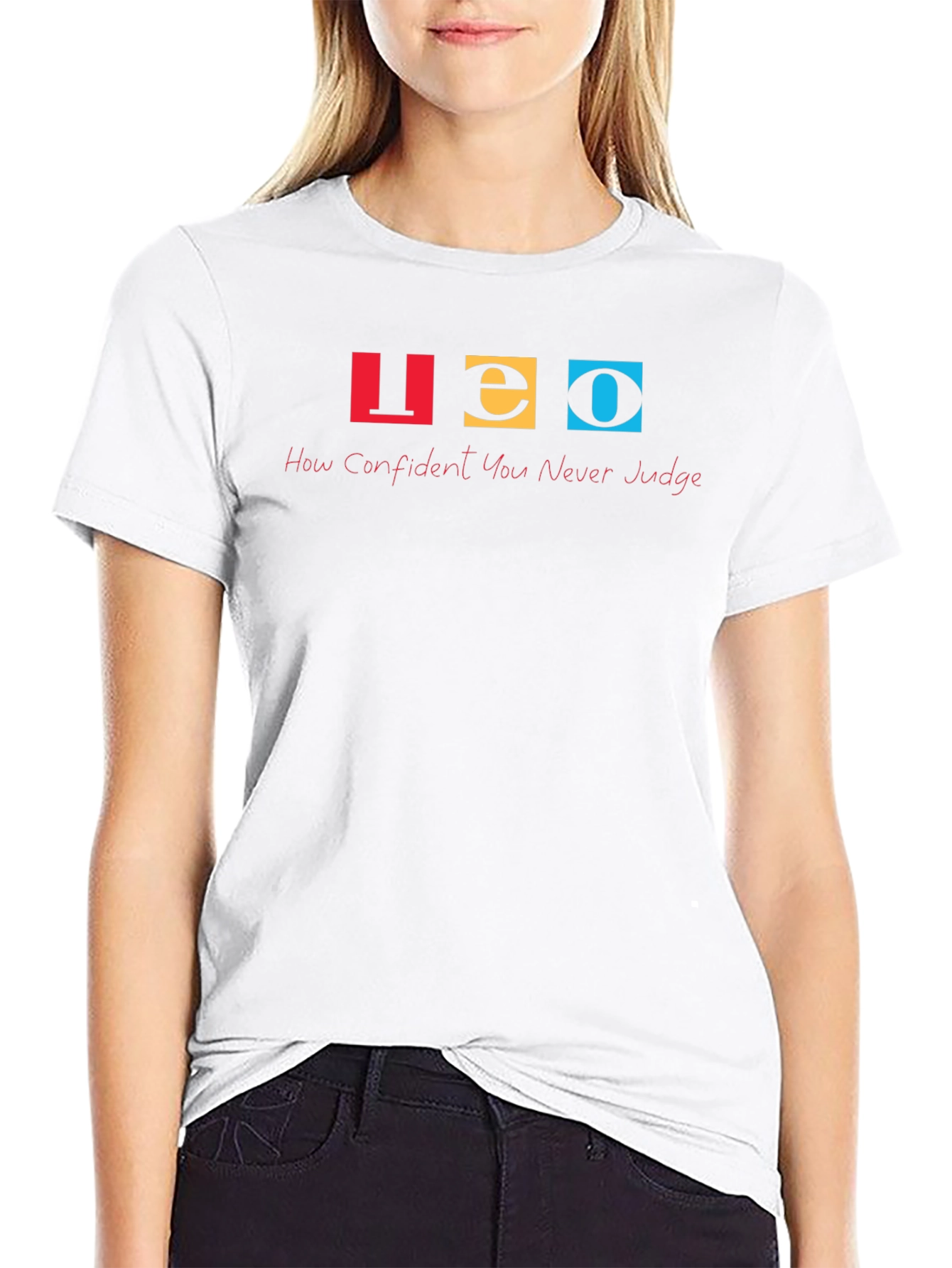 LEO Graphic T-Shirt - Confident Never Judge