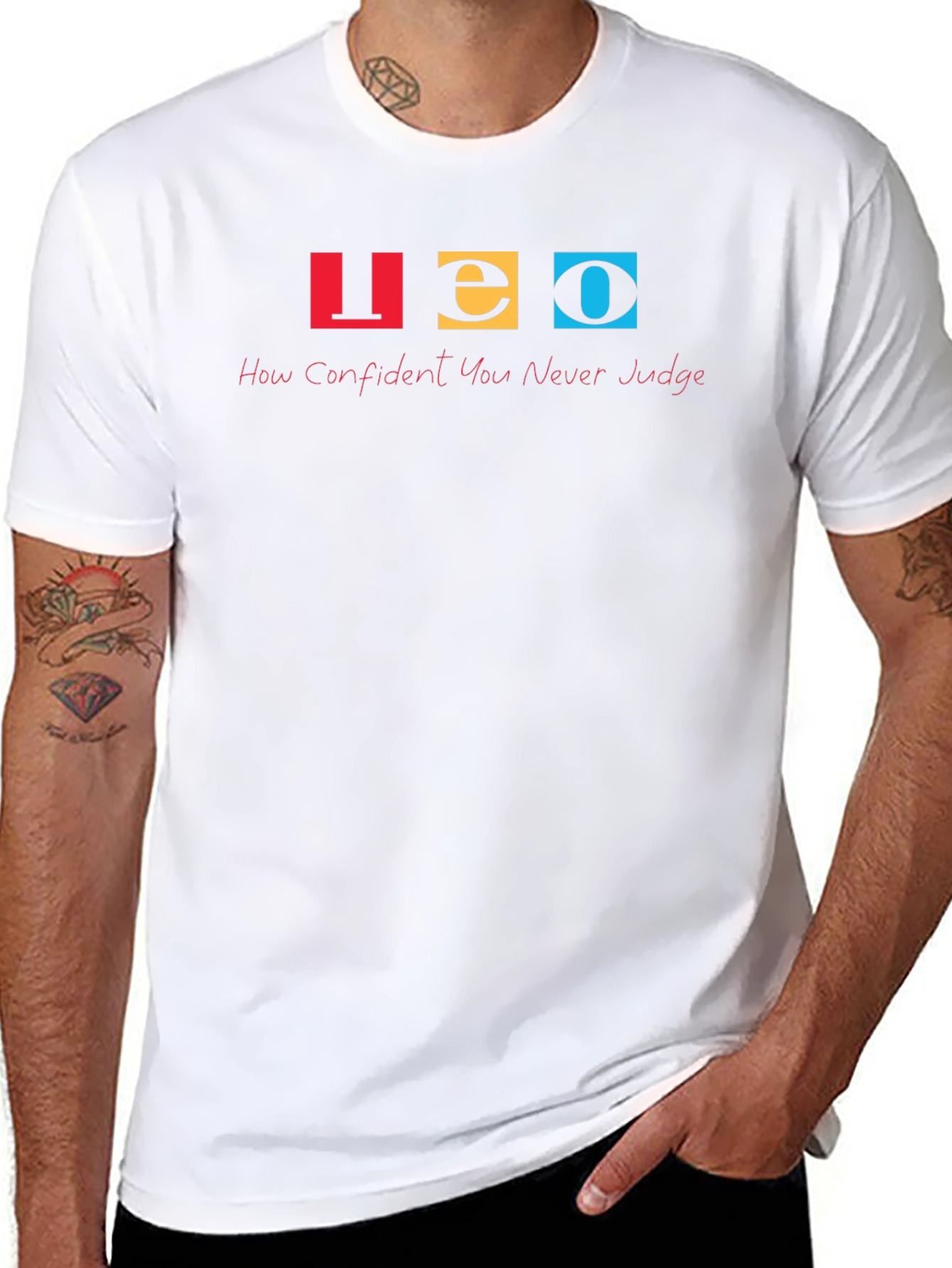 LEO Graphic T-Shirt - Confident Never Judge