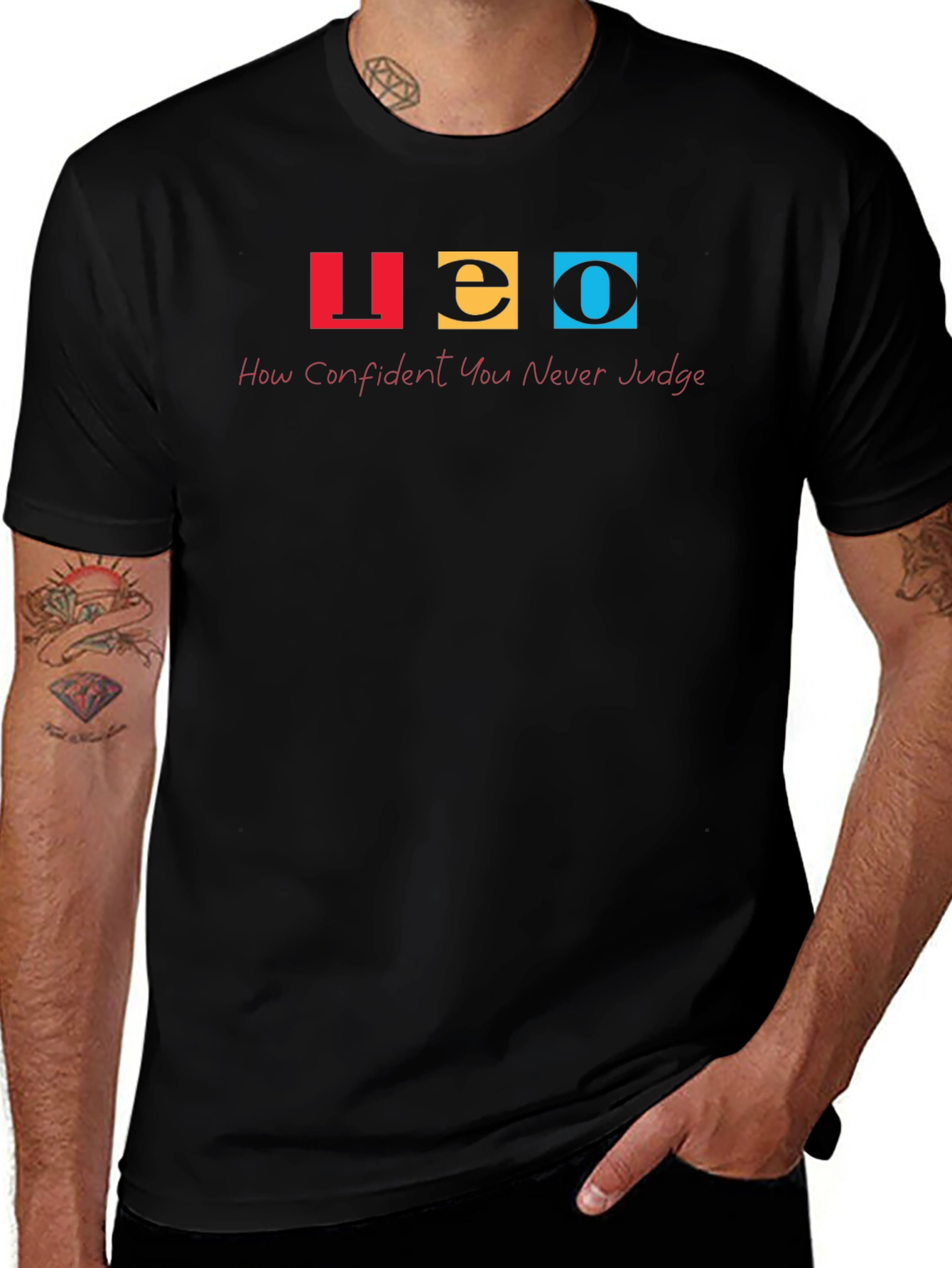 LEO Graphic T-Shirt - Confident Never Judge
