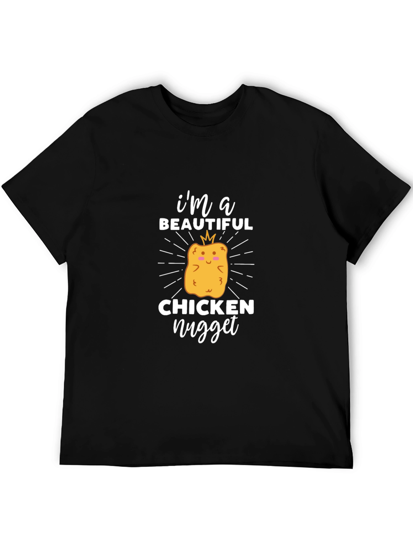 Funny Chicken Nugget Graphic T-Shirt