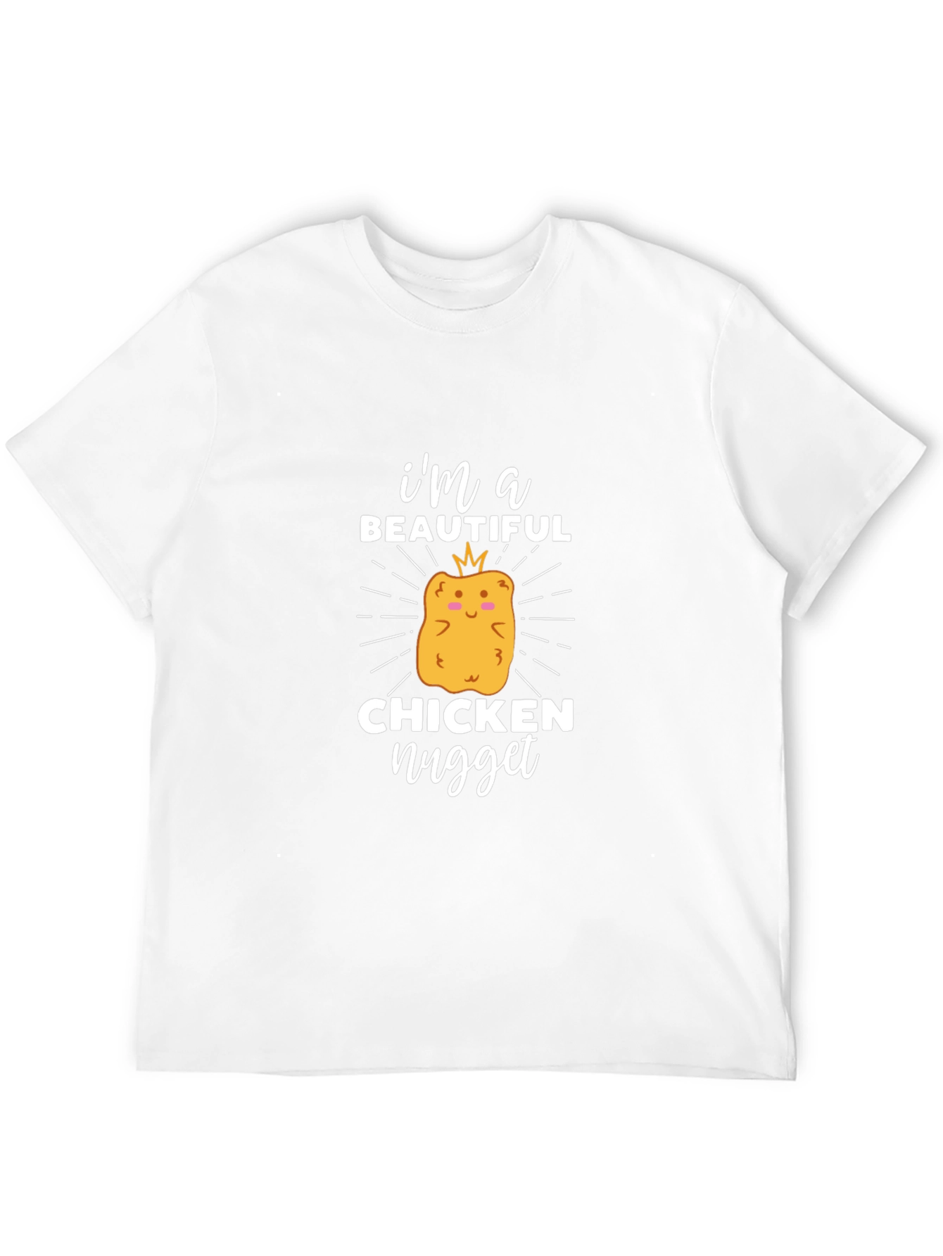 Funny Chicken Nugget Graphic T-Shirt